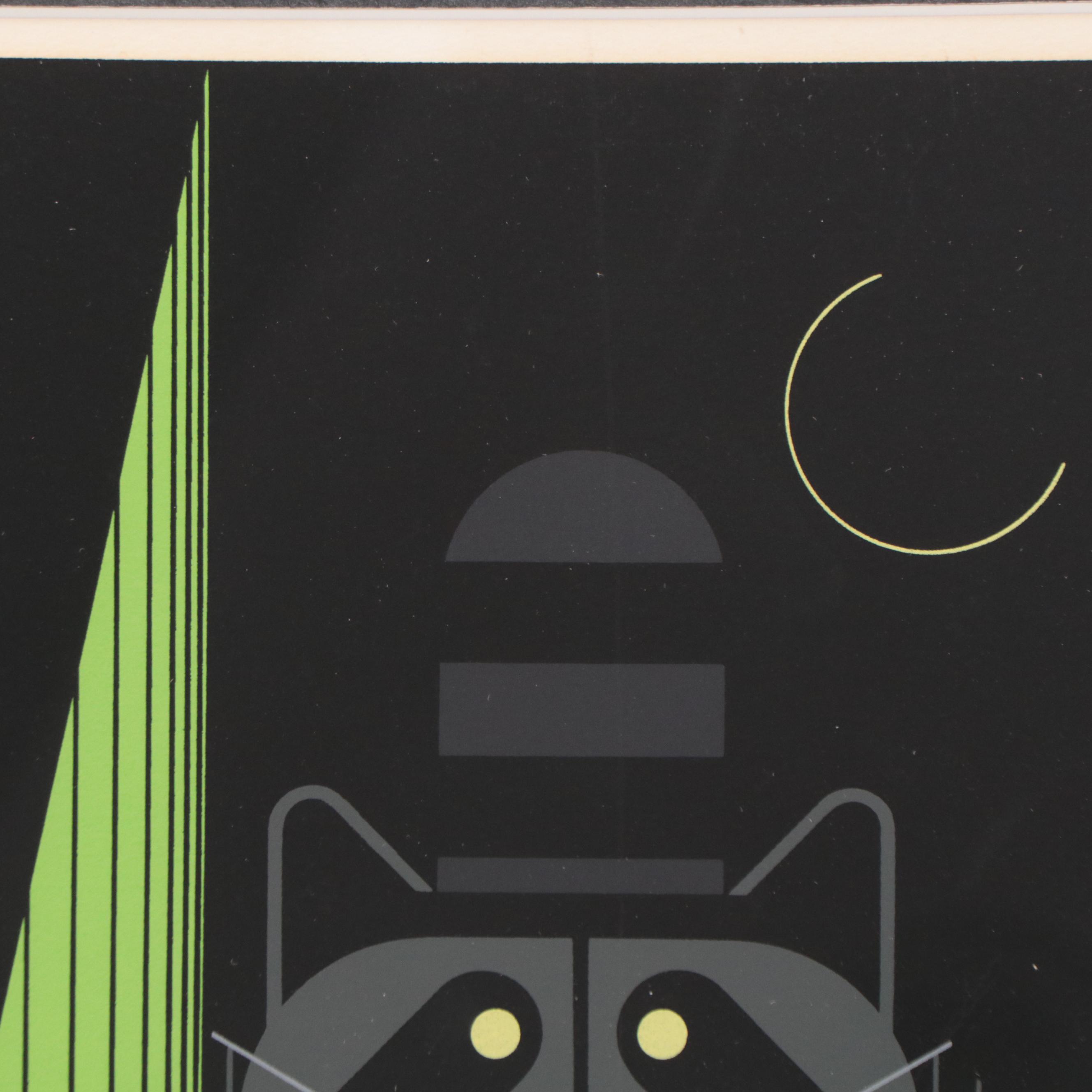 Charley Harper Serigraph "Cornprone," 1976