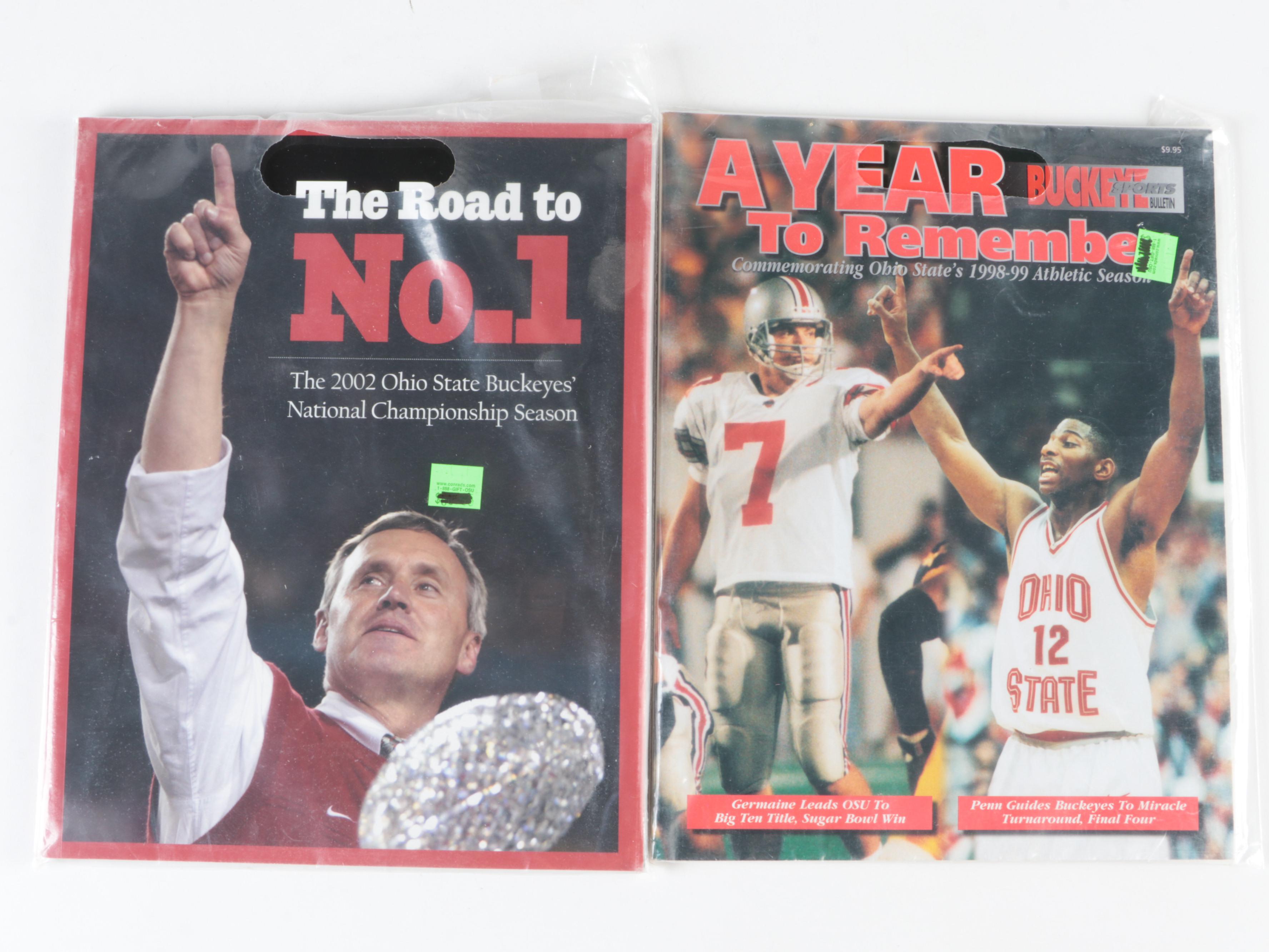 Ohio State University Buckeyes Football, Basketball Magazines and More