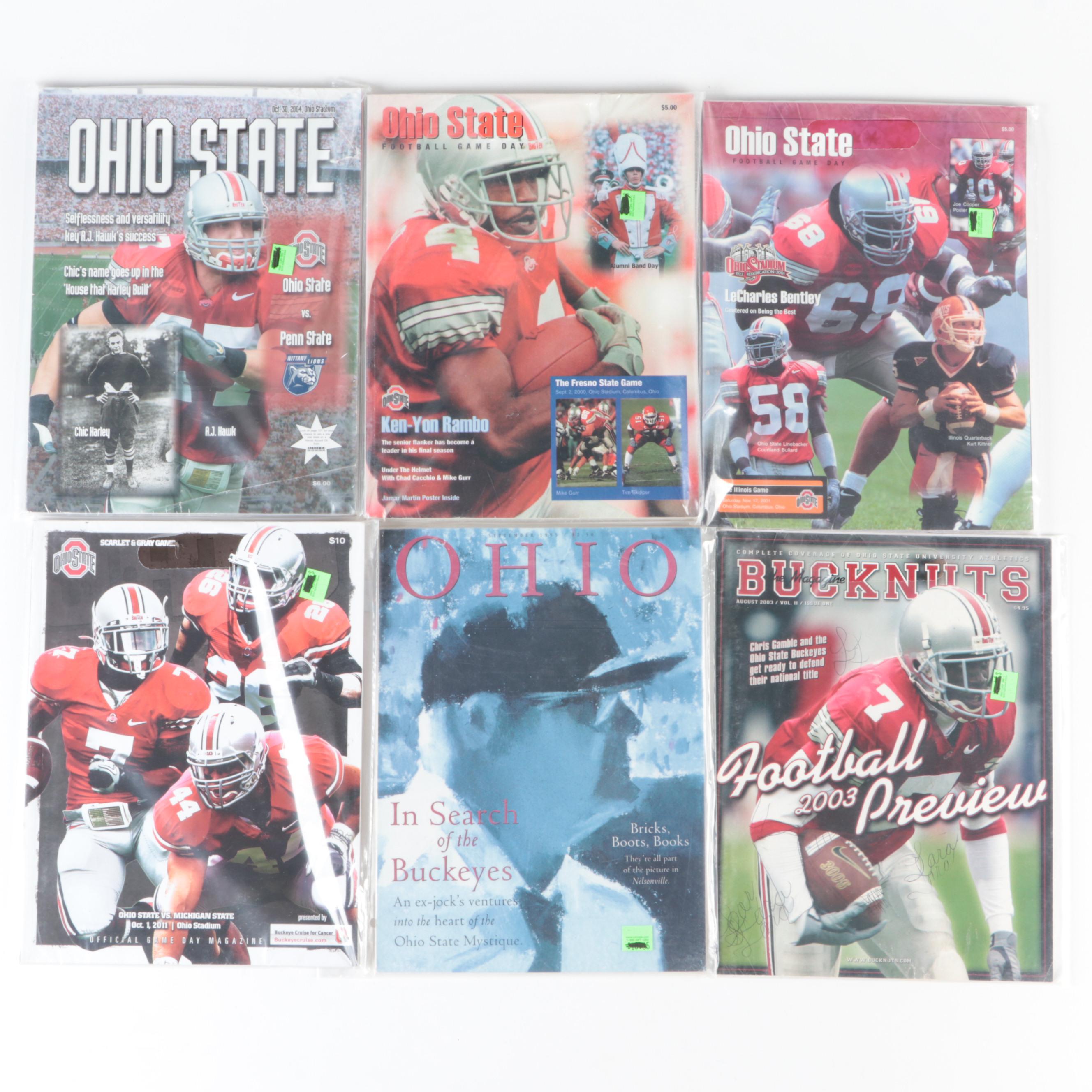 Ohio State University Buckeyes Football, Basketball Magazines and More