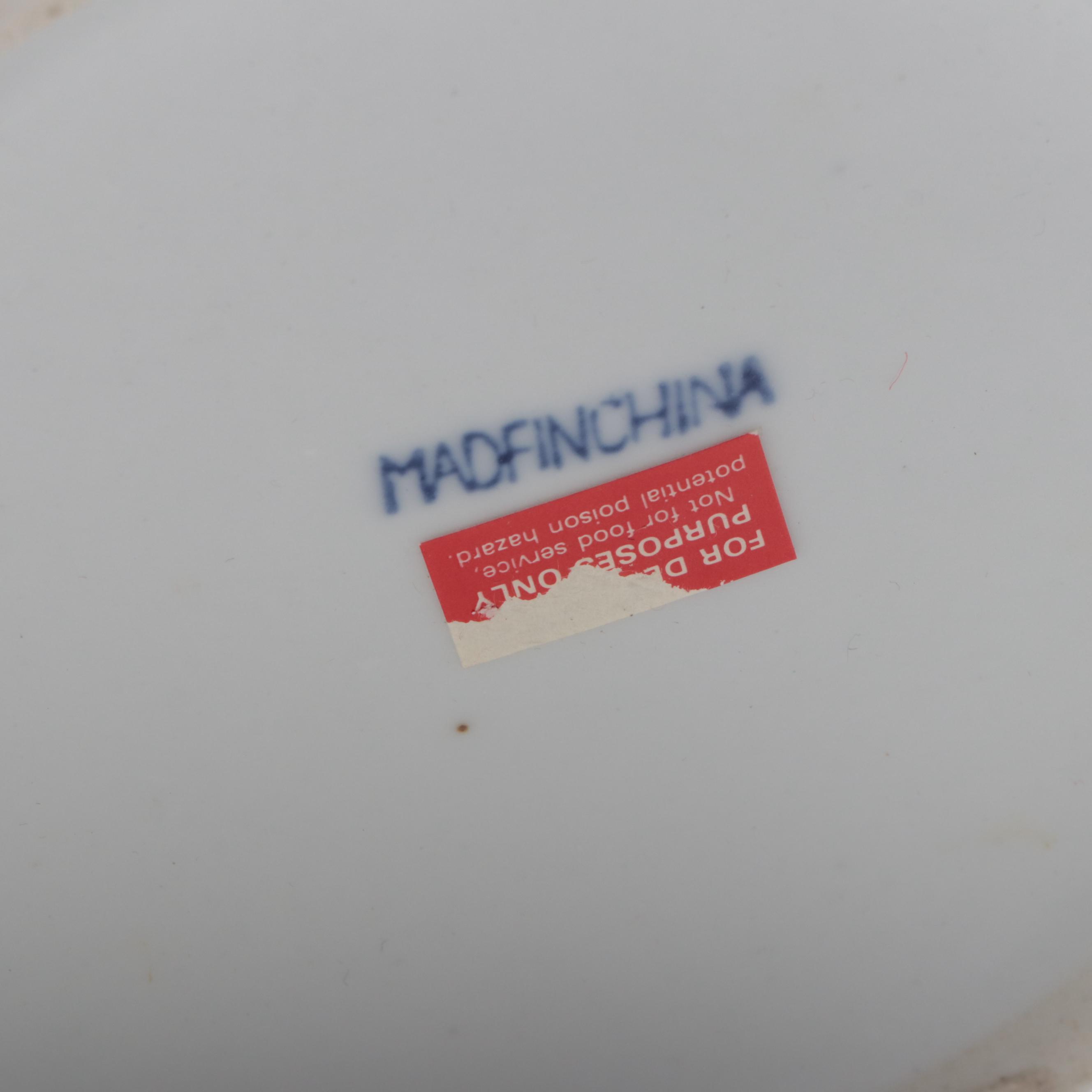 Chinese Blue and White Porcelain Covered Jars