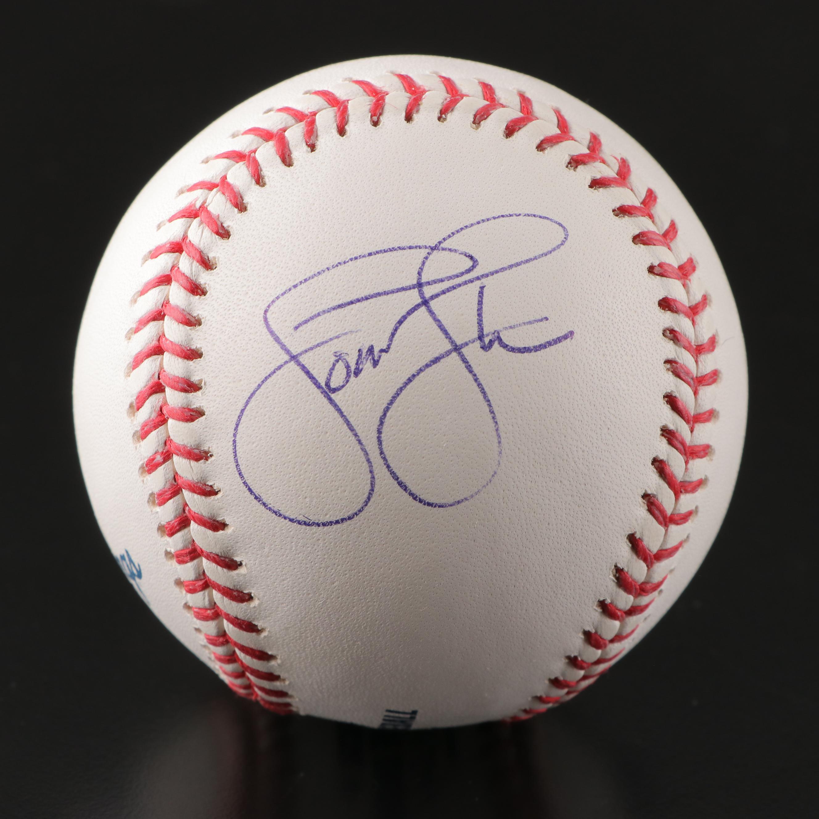 Tulowitzki, Bahnsen, Hernández, Gordon, Crowe Yankees, Indians Signed Baseballs