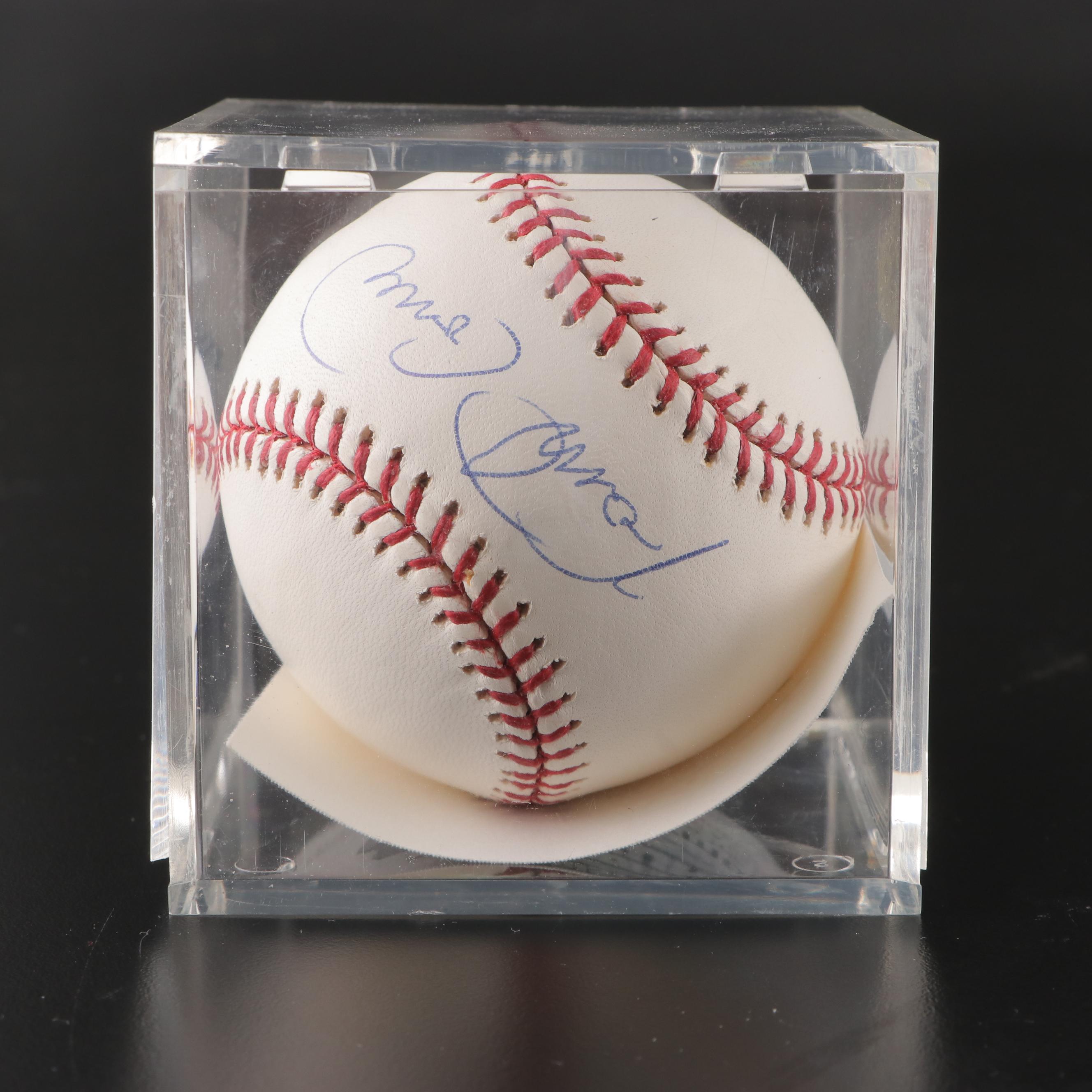 Tulowitzki, Bahnsen, Hernández, Gordon, Crowe Yankees, Indians Signed Baseballs