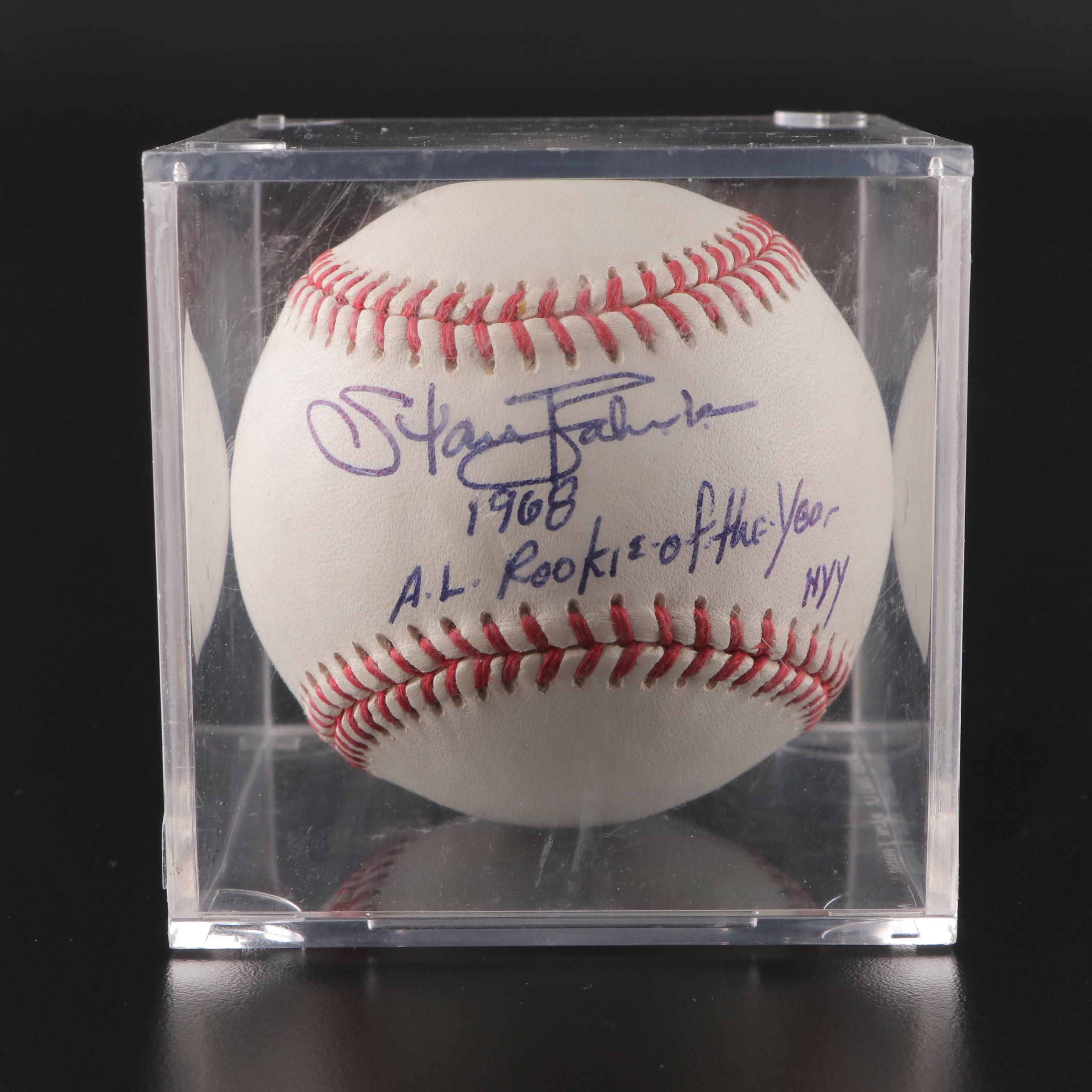 Tulowitzki, Bahnsen, Hernández, Gordon, Crowe Yankees, Indians Signed Baseballs