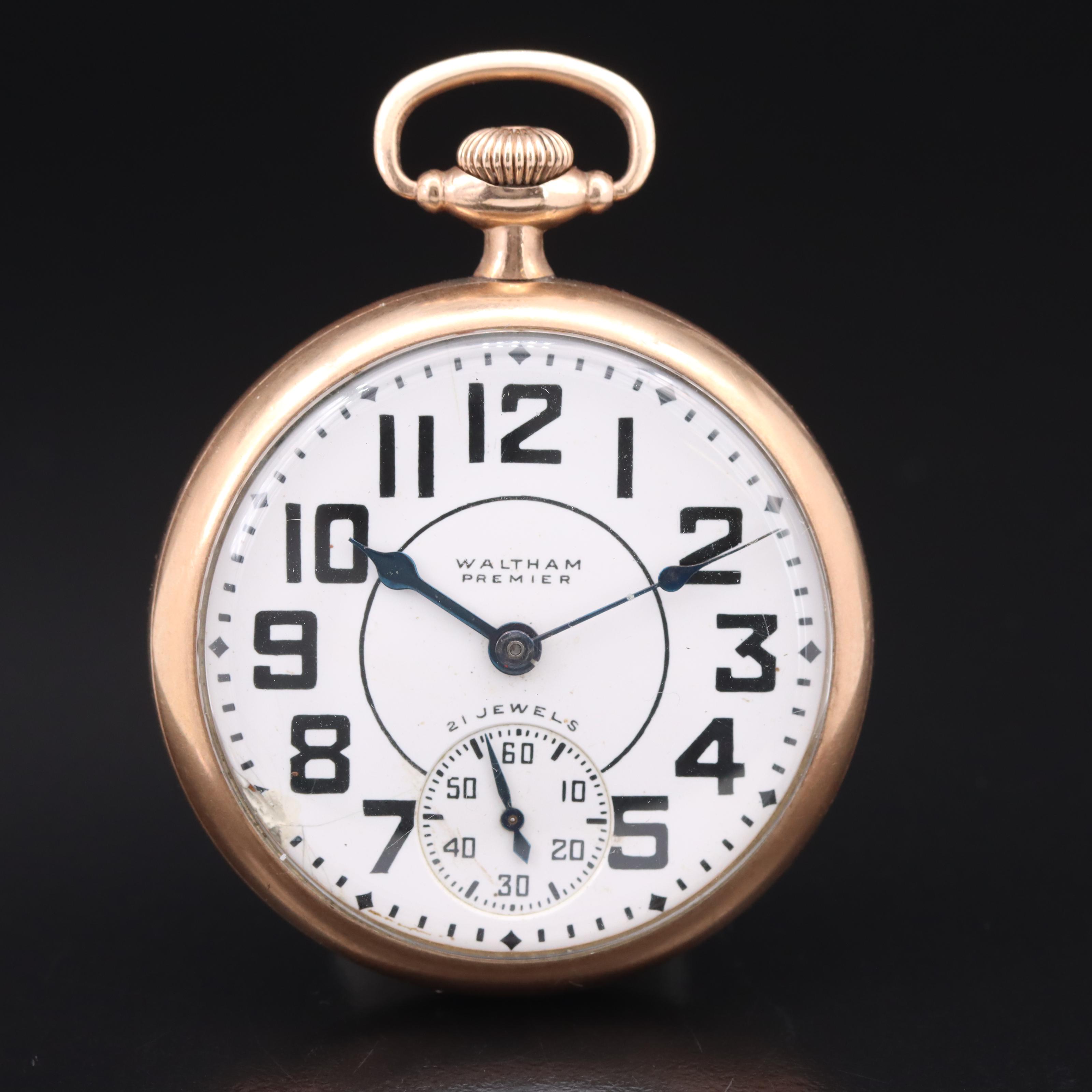 1940 Waltham Premier Gold-Filled Pocket Watch