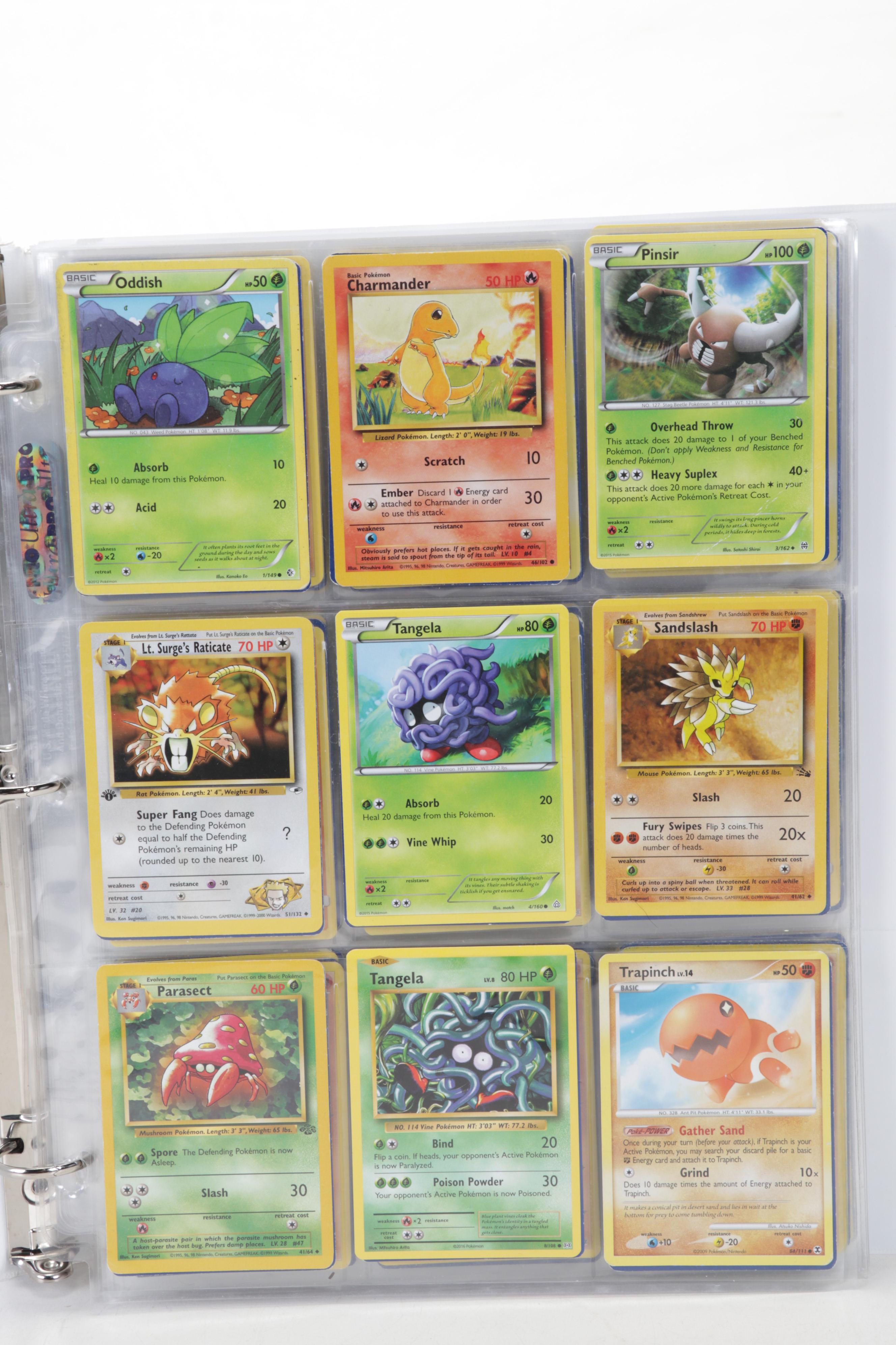 Pokémon Trading Cards Including First Edition Charmander, 1999-2022