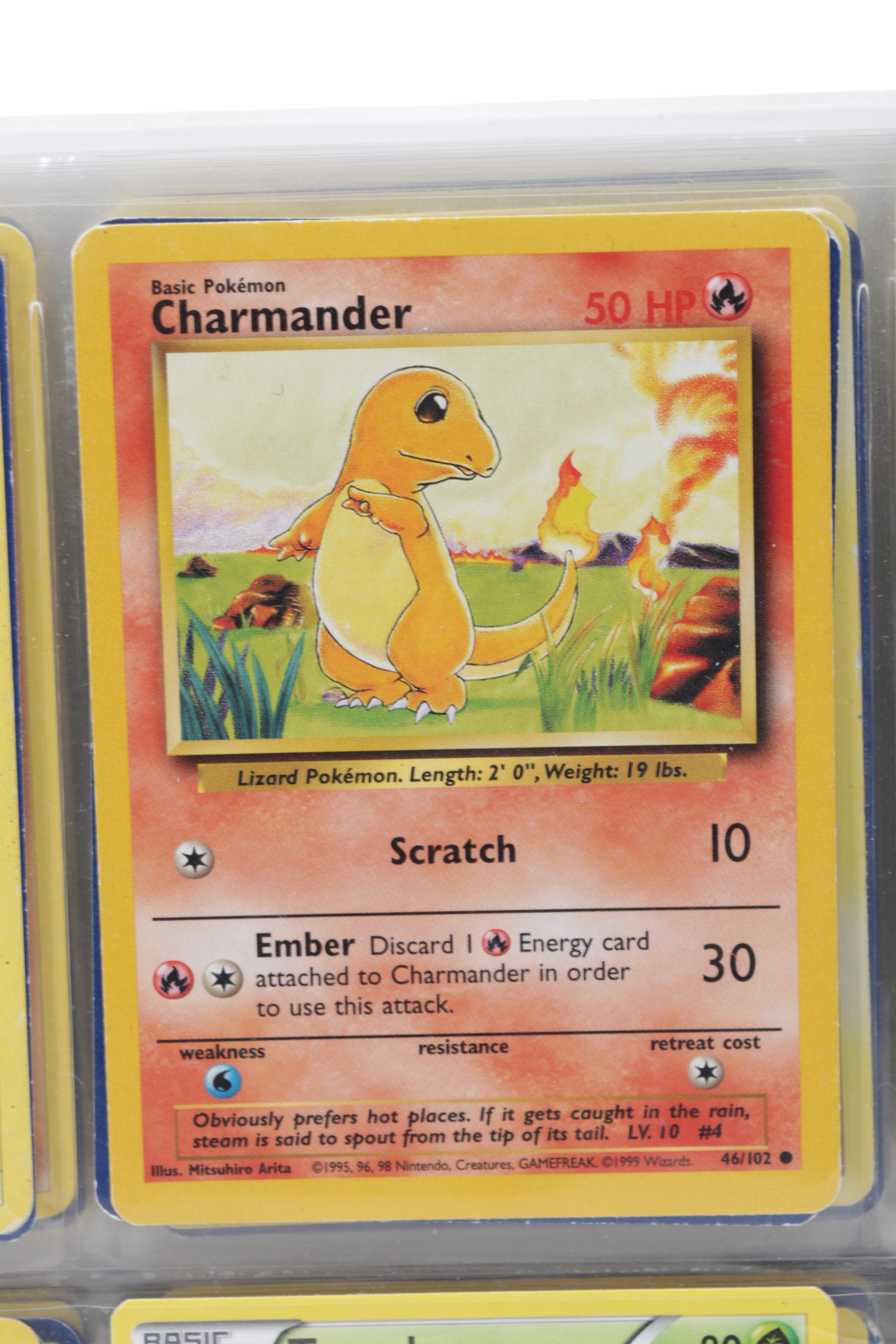 Pokémon Trading Cards Including First Edition Charmander, 1999-2022