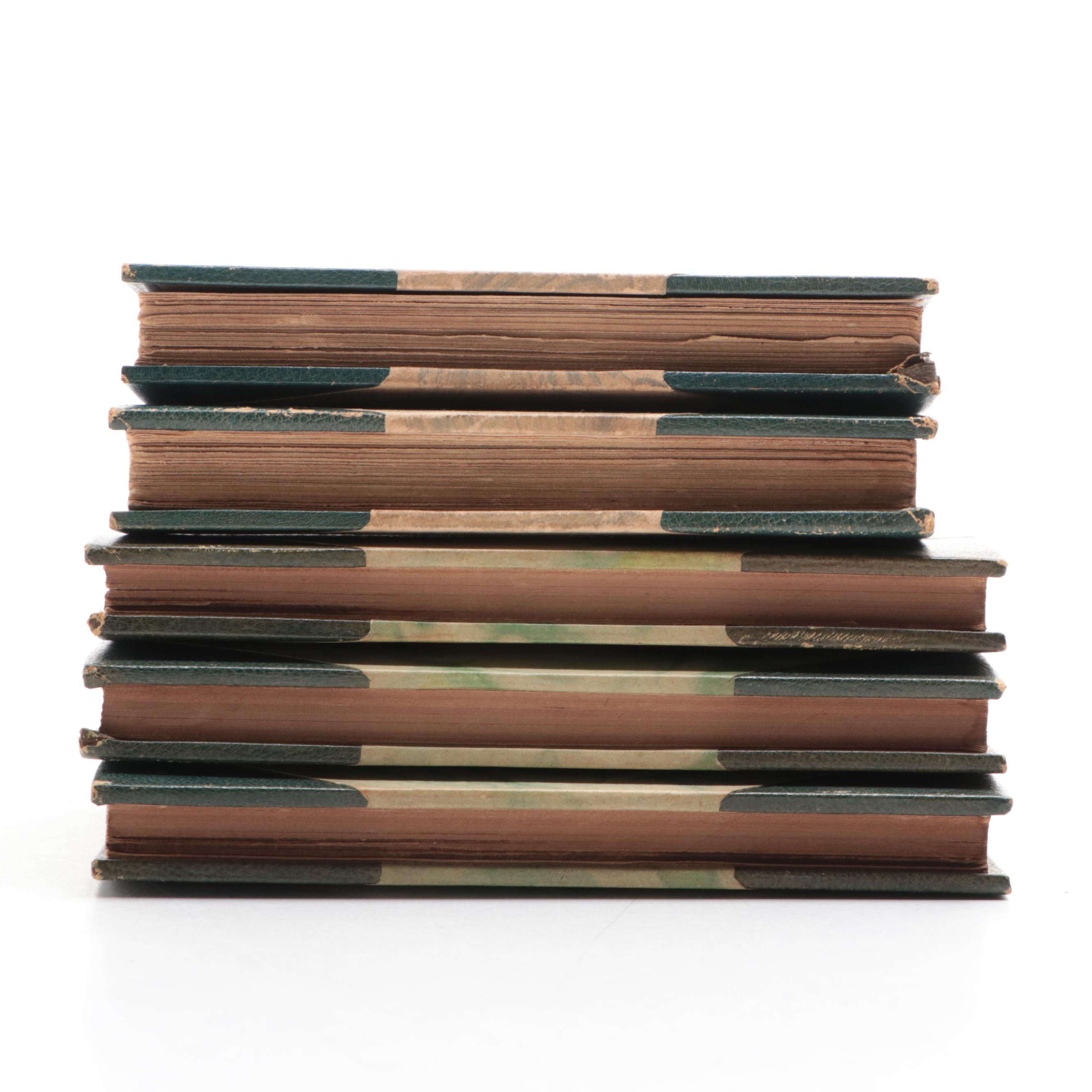 "The Iliad" by Homer with French "Don Quichotte" Partial Set by Cervantes