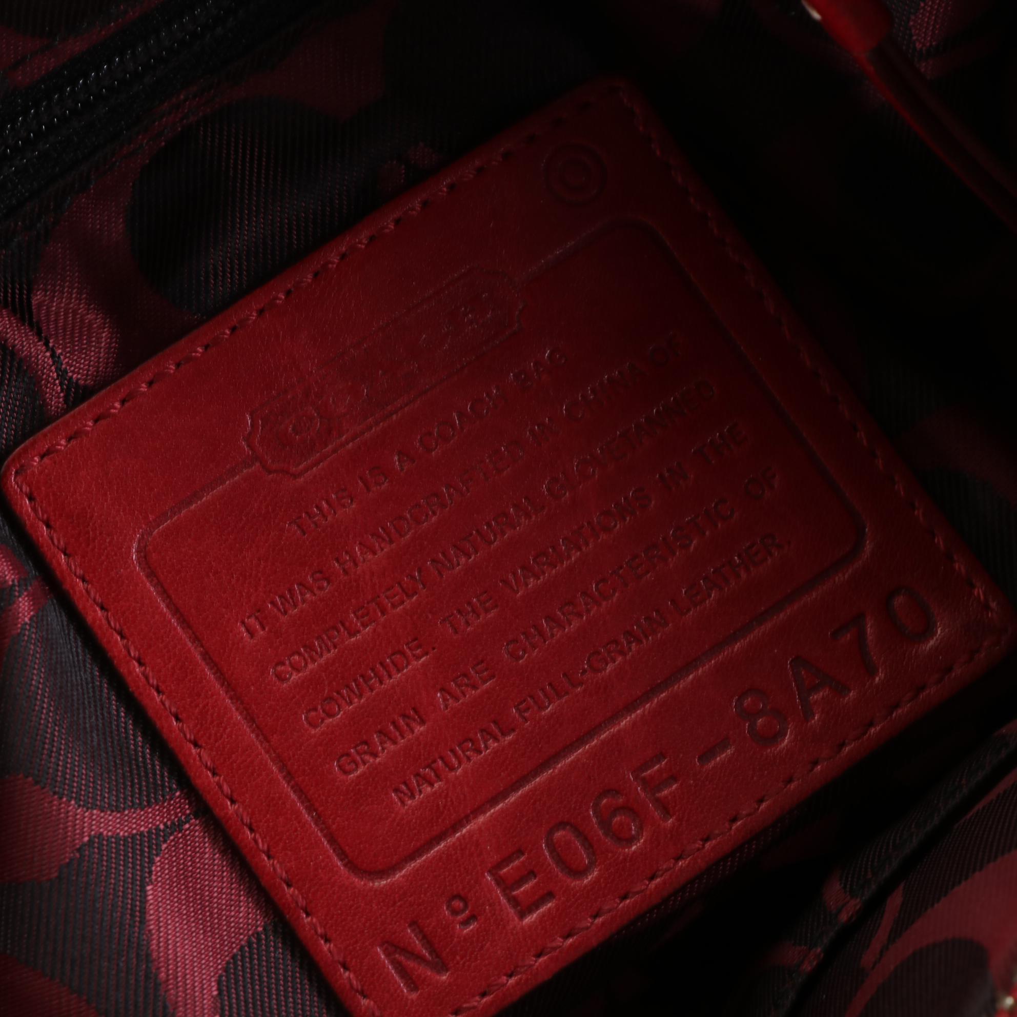 Coach Tote Bags in Signature Patent Leather and Leather