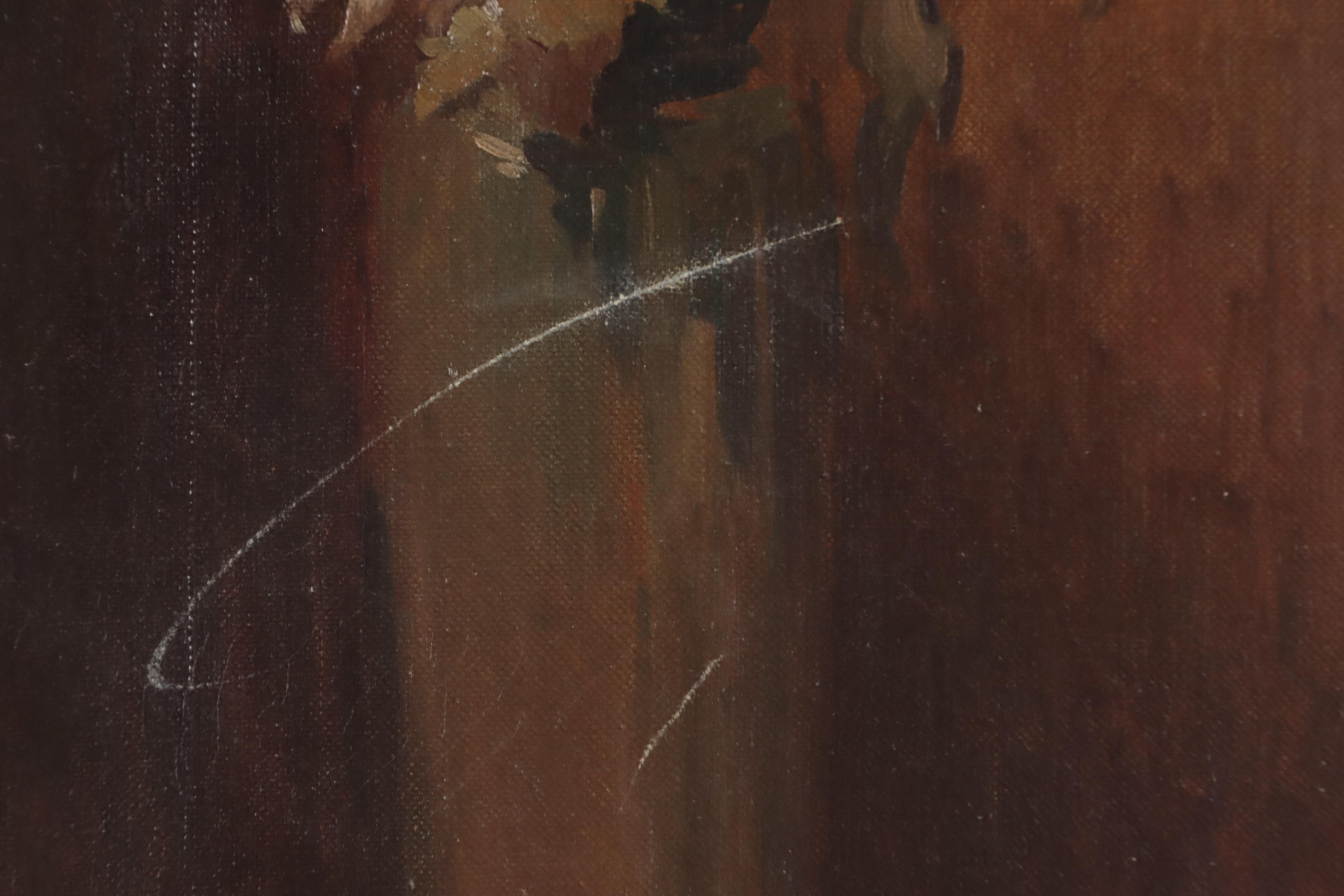 Bessie Hoover Wessel Floral Still Life Oil Painting