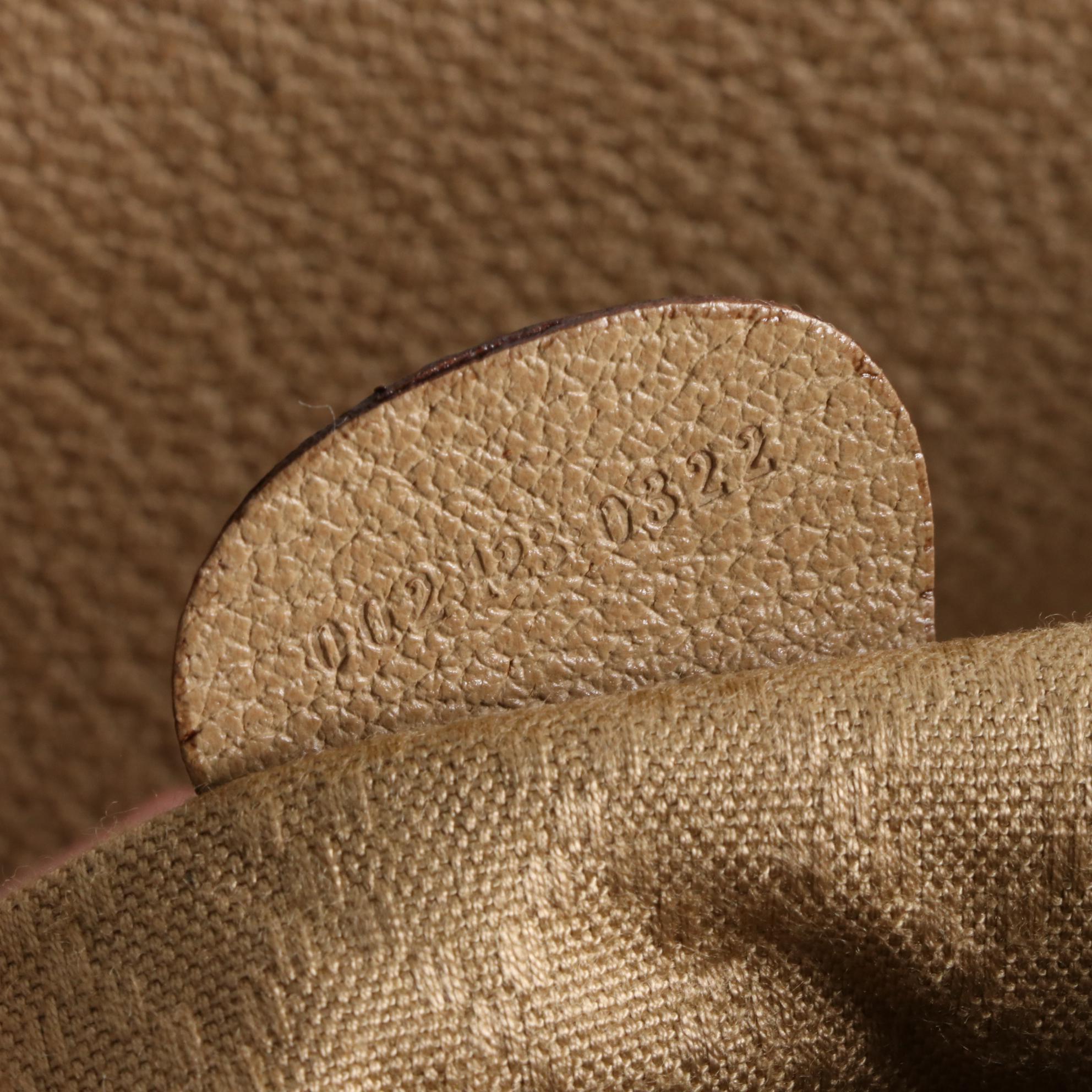 Gucci Bamboo Handle Bag in Suede and Leather with Detachable Strap