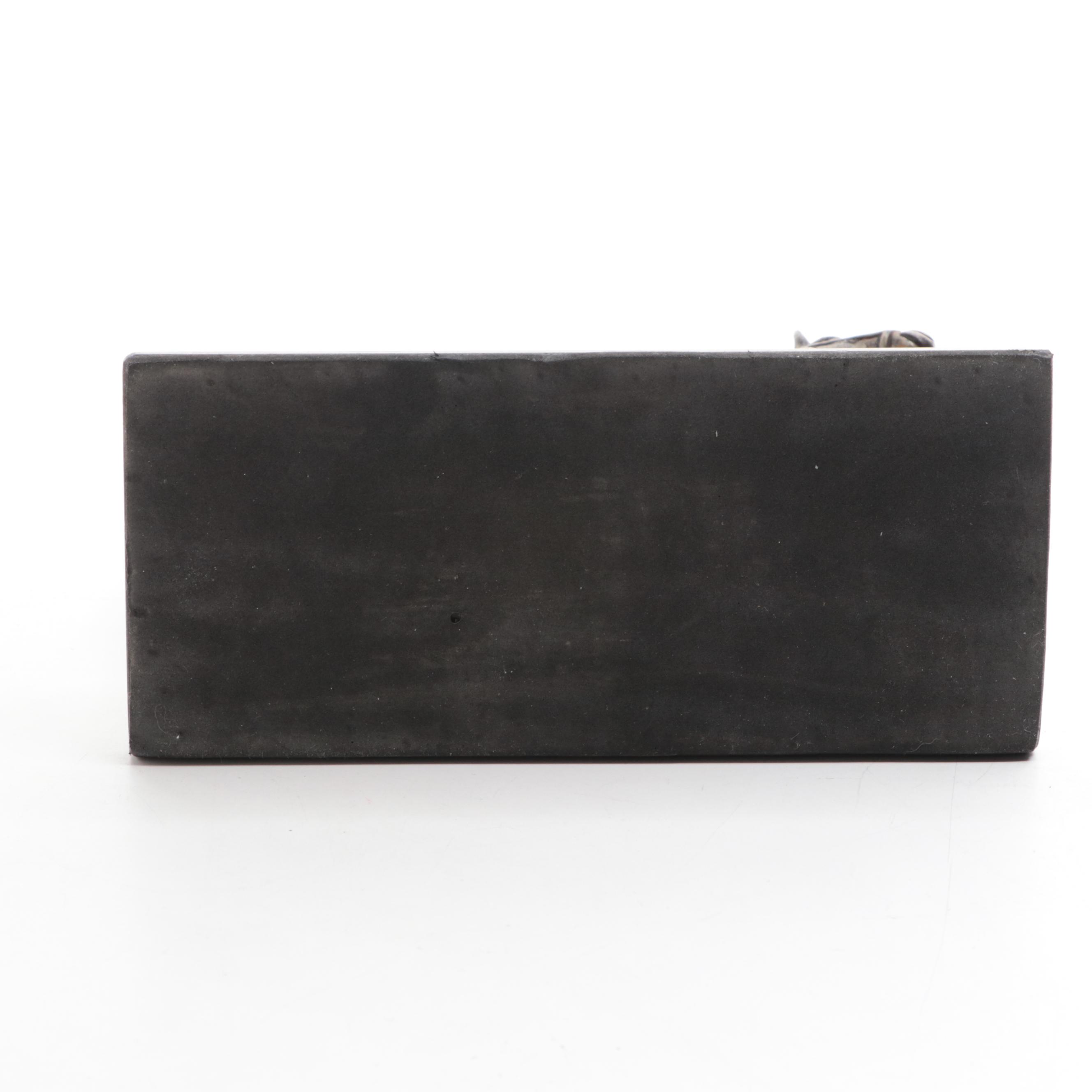 Patinated Metal Figure of a Horse