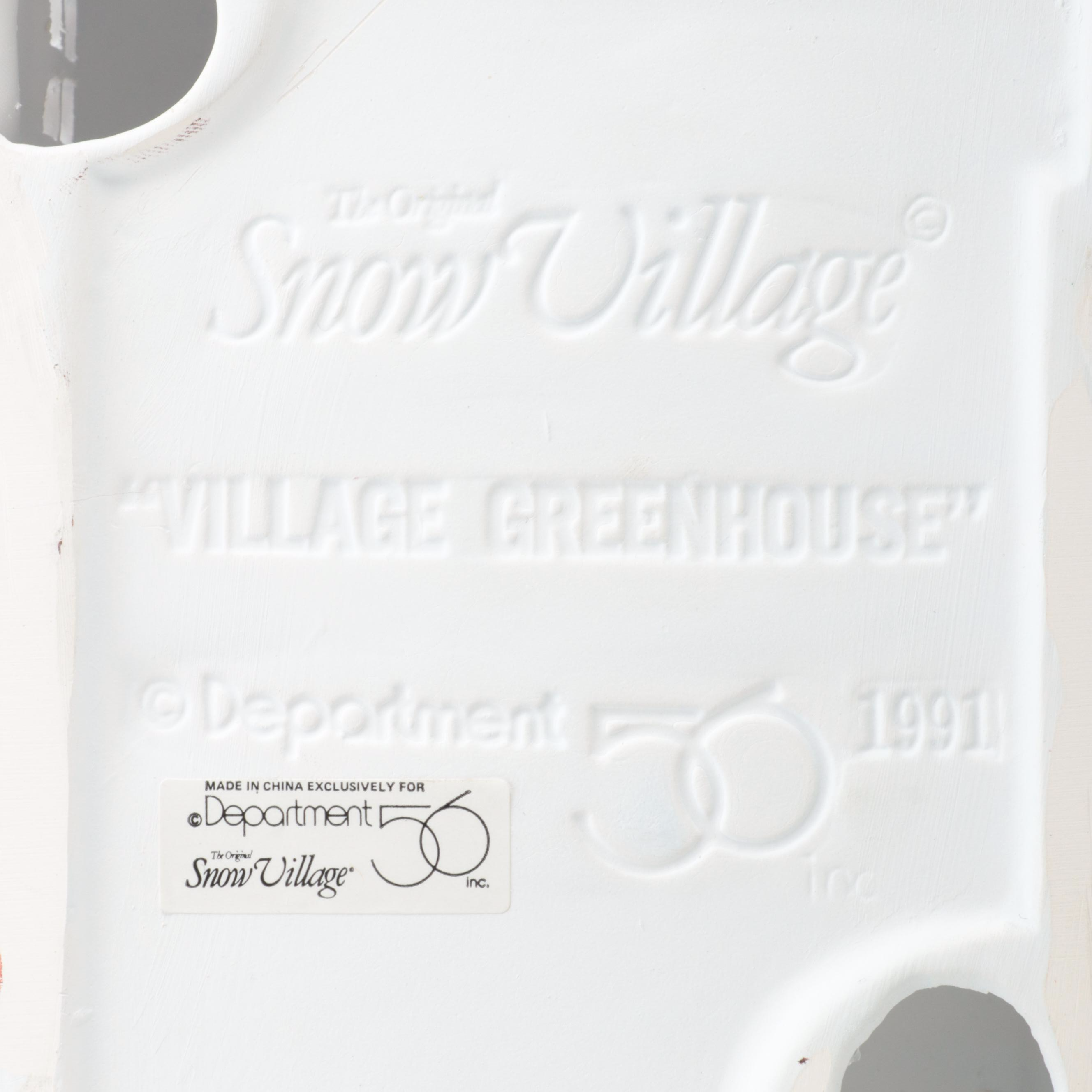 Department 56 Porcelain Snow Village and Other Houses and Accessories