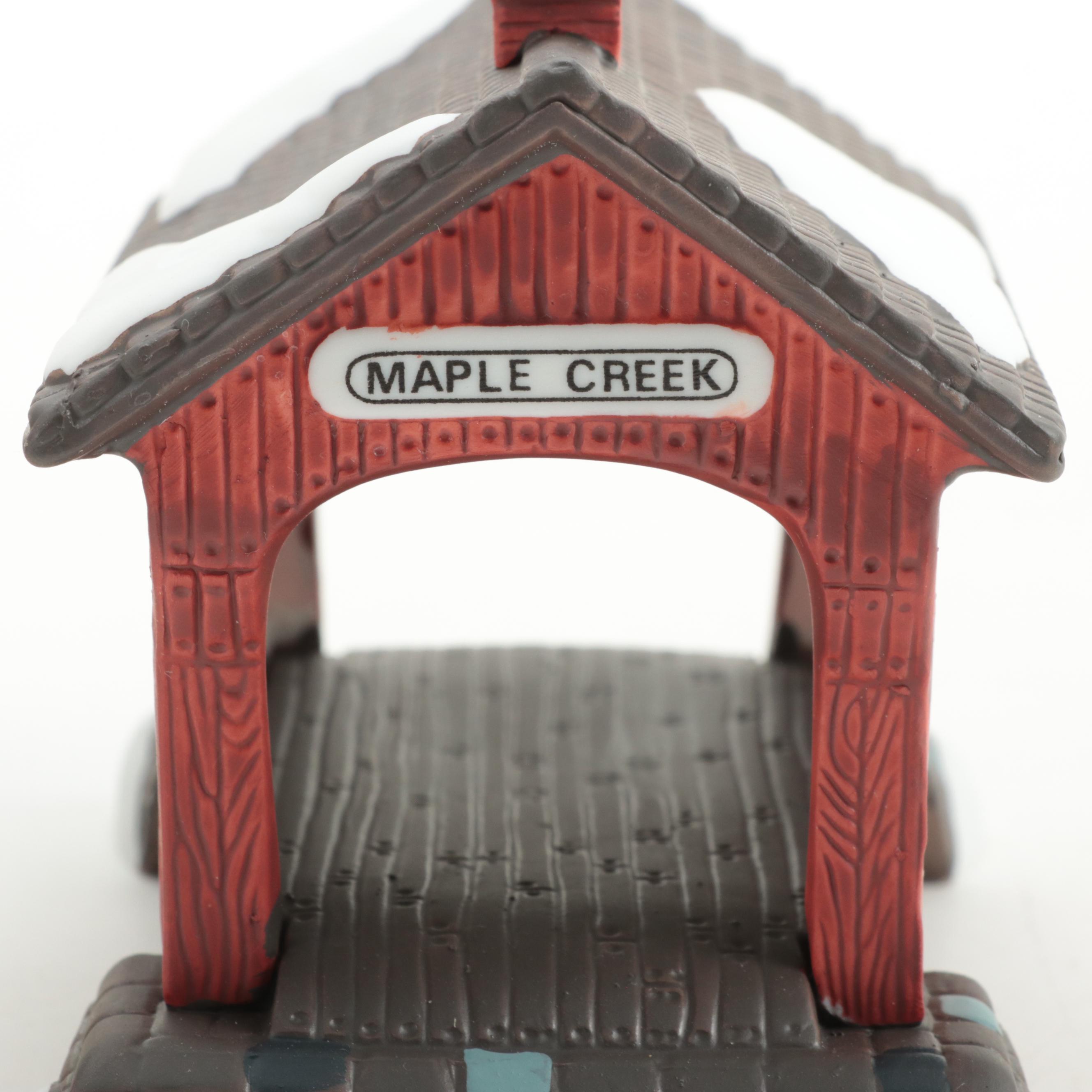 Department 56 Porcelain Snow Village and Other Houses and Accessories