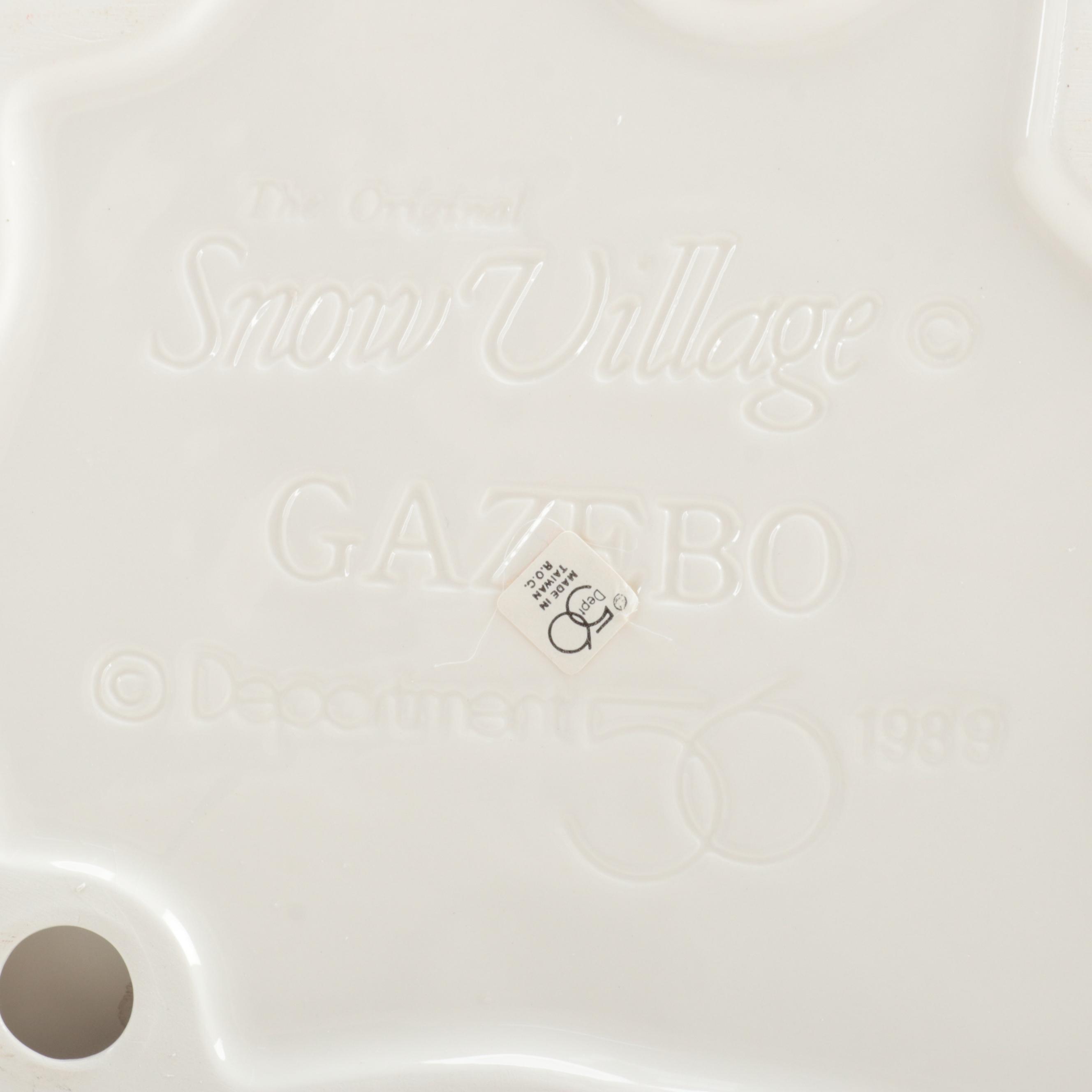 Department 56 Porcelain Snow Village and Other Houses and Accessories