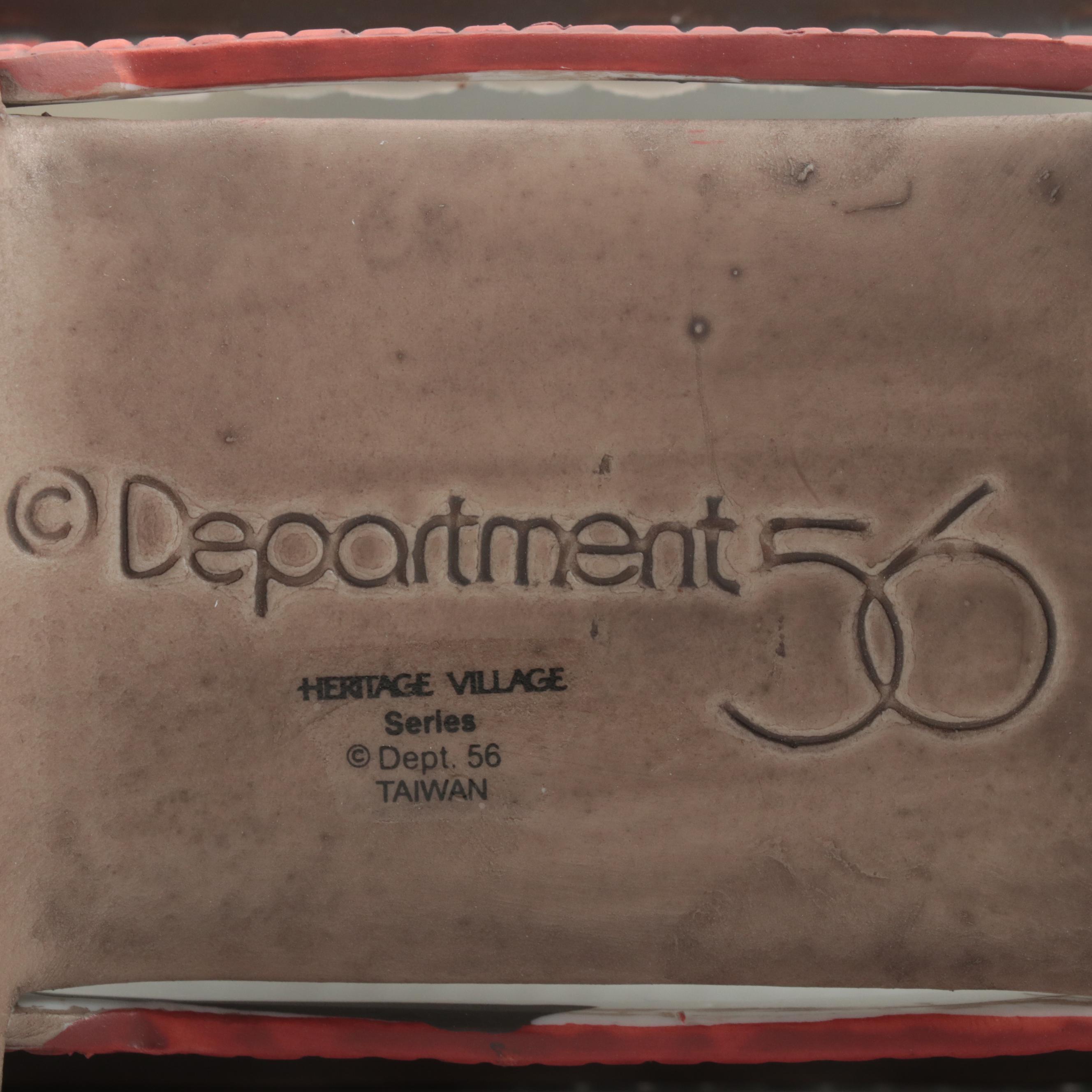 Department 56 Porcelain Snow Village and Other Houses and Accessories