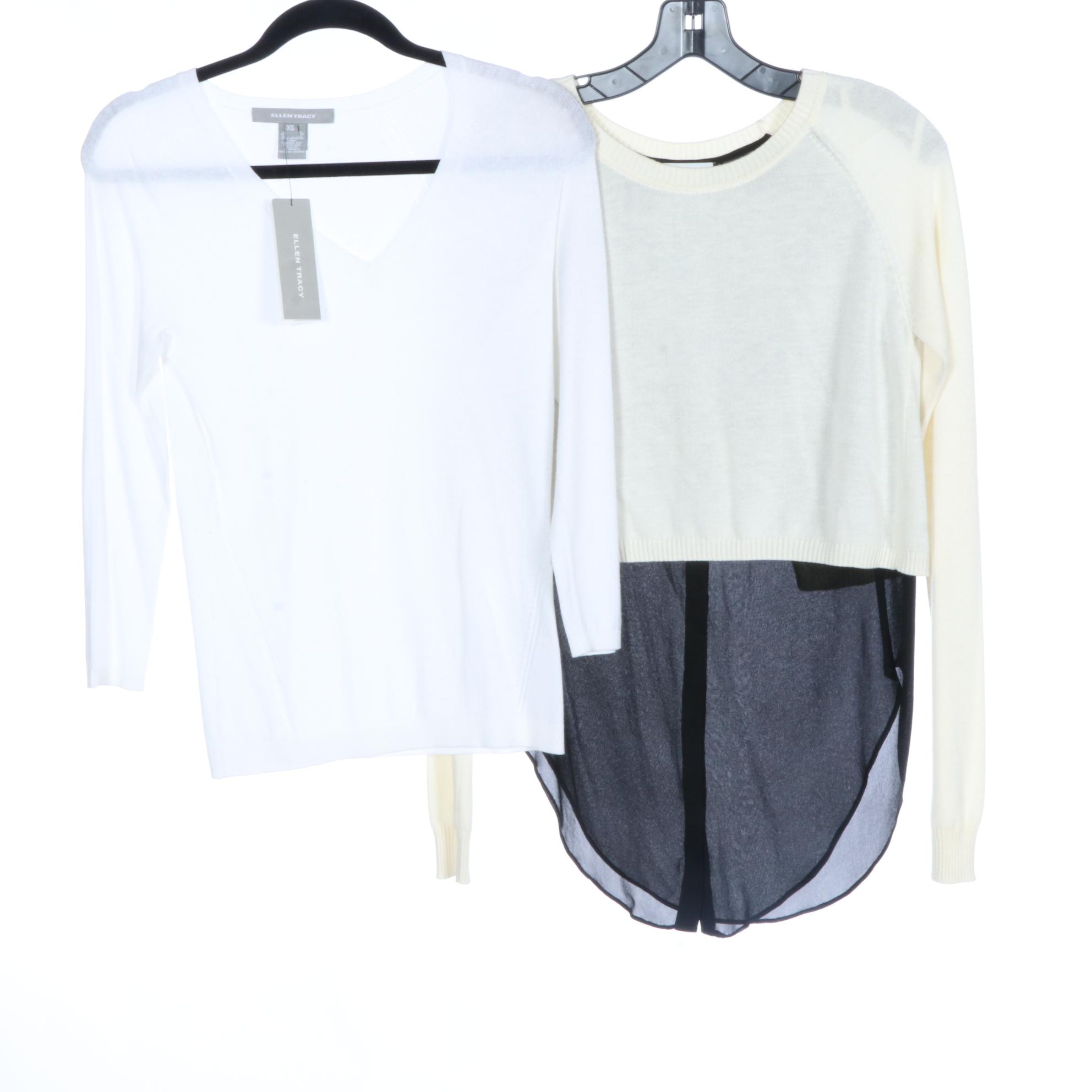 Ellen Tracy and Addison Sweaters with Edyson and James Jeans Pants