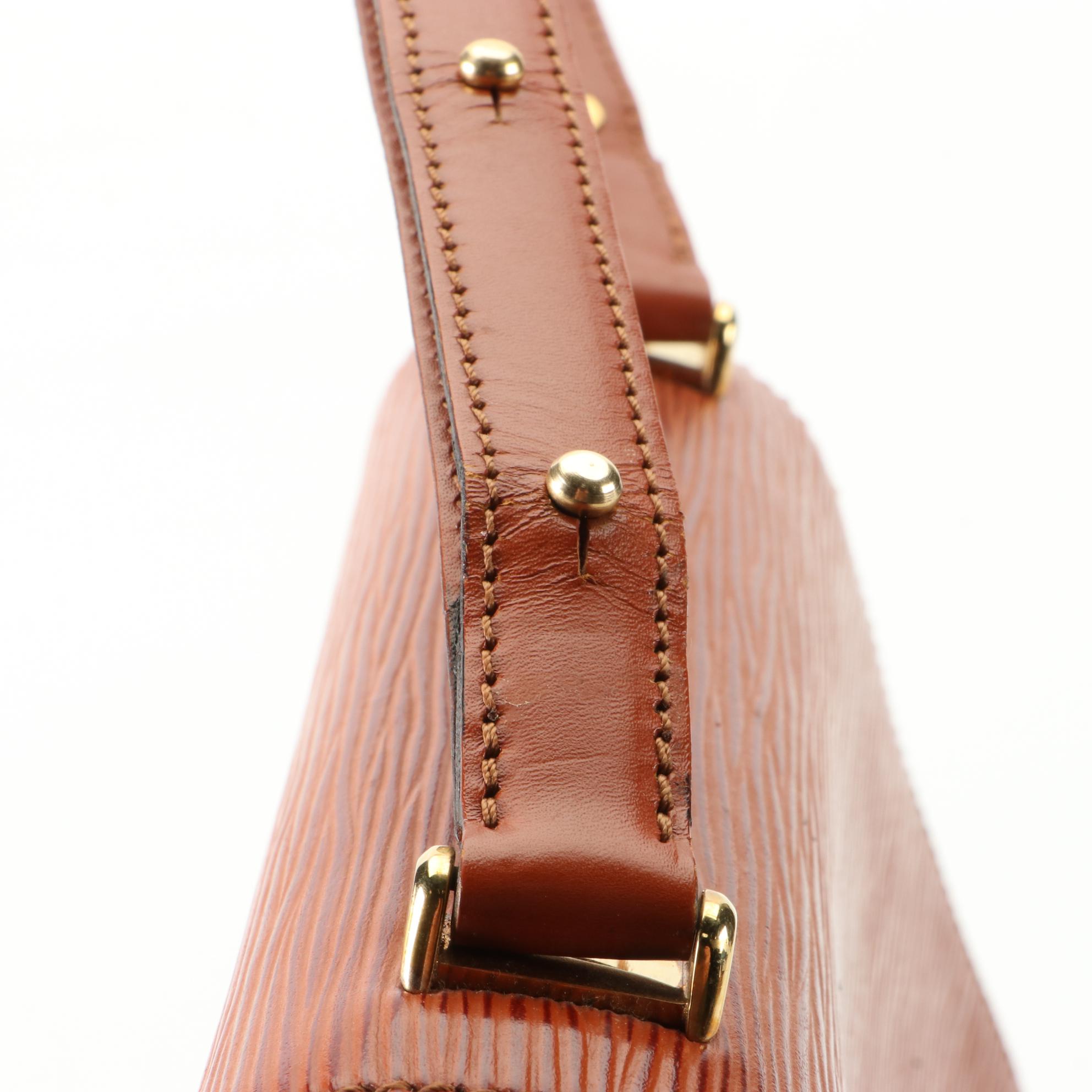 Louis Vuitton Tilsitt Shoulder Bag in Kenyan Fawn Epi and Smooth Leather