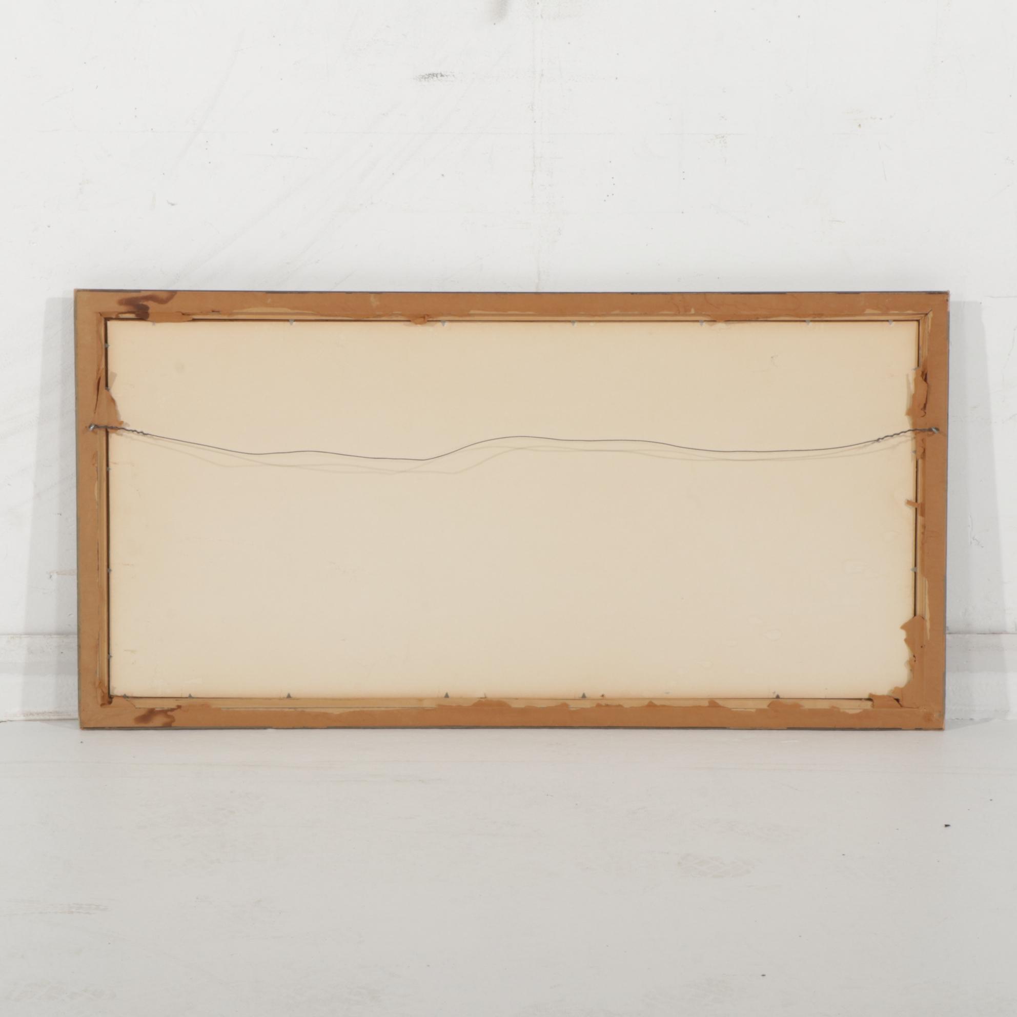 Augusta Oelschig Offset Lithograph "Factors' Walk, Savannah," 1975