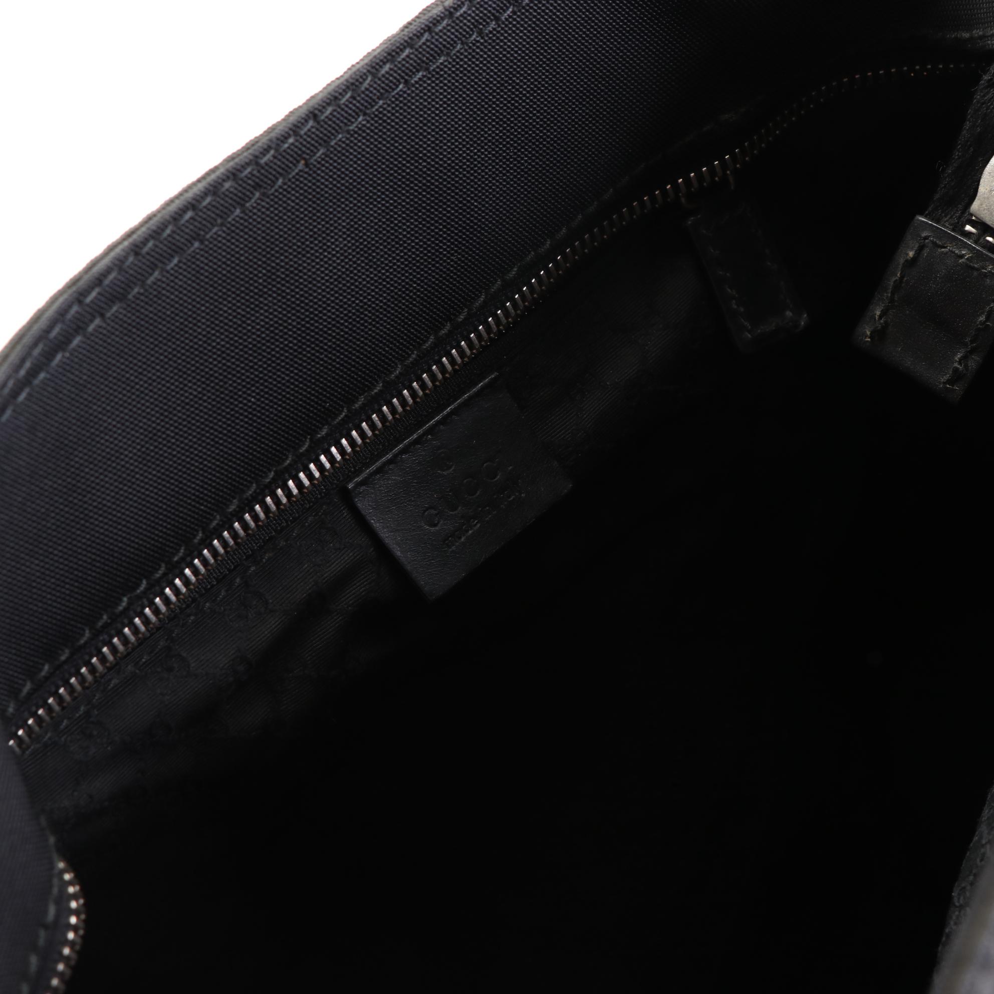 Gucci Canvas and Leather Tote