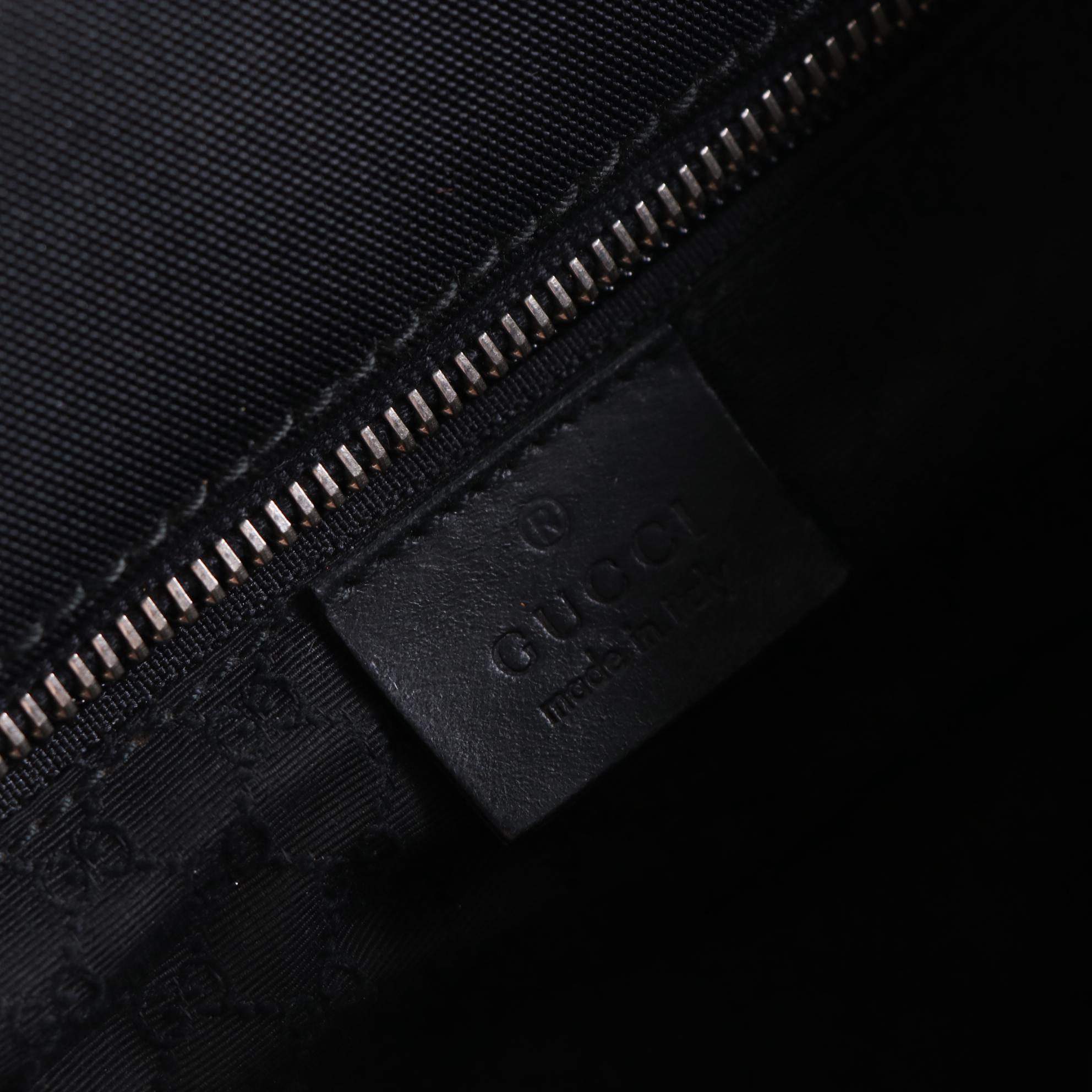 Gucci Canvas and Leather Tote