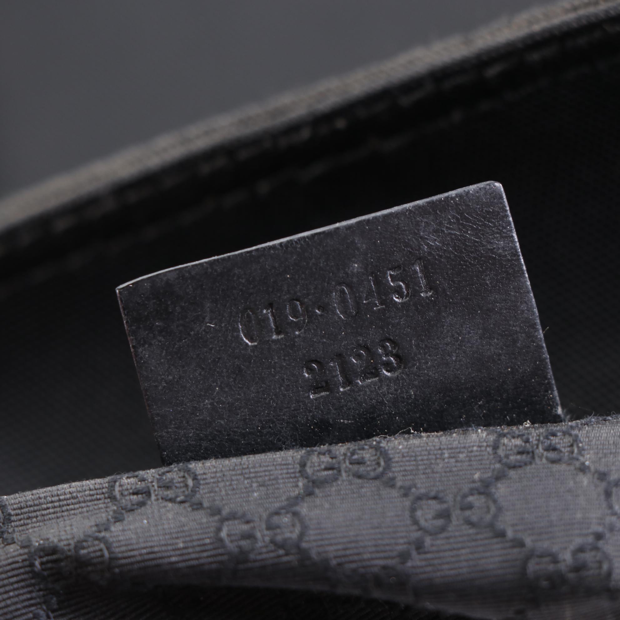 Gucci Canvas and Leather Tote