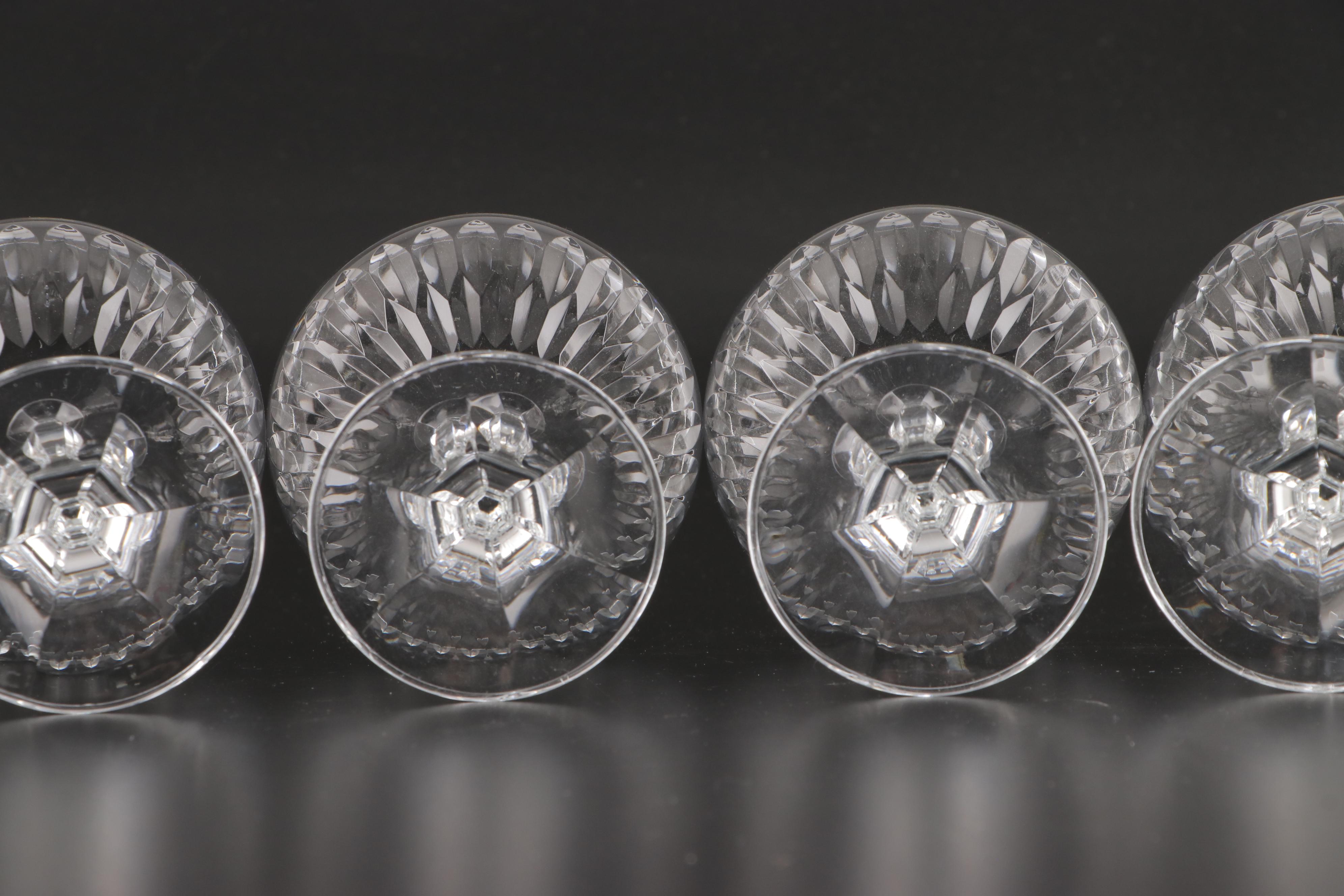 Cut Crystal Champagne Coupes