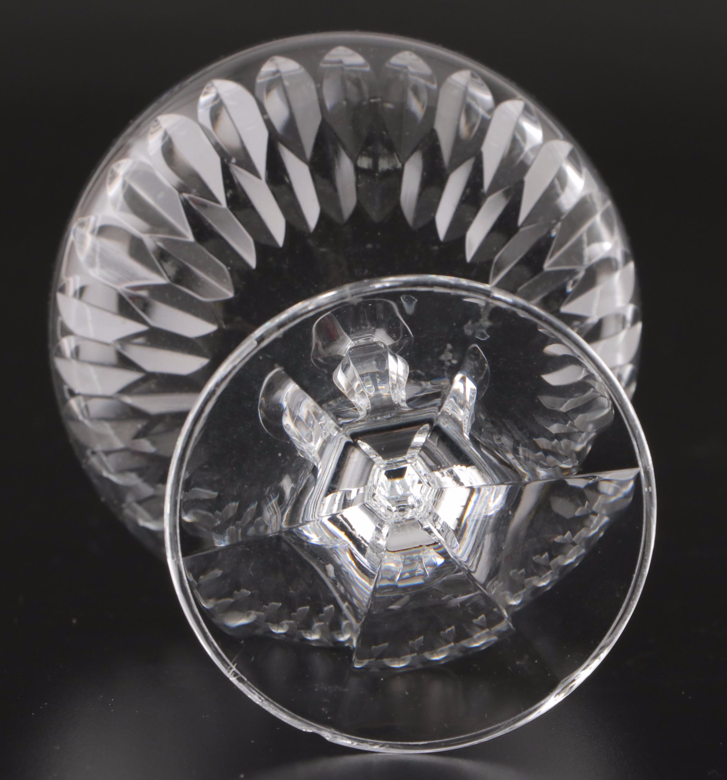 Cut Crystal Champagne Coupes