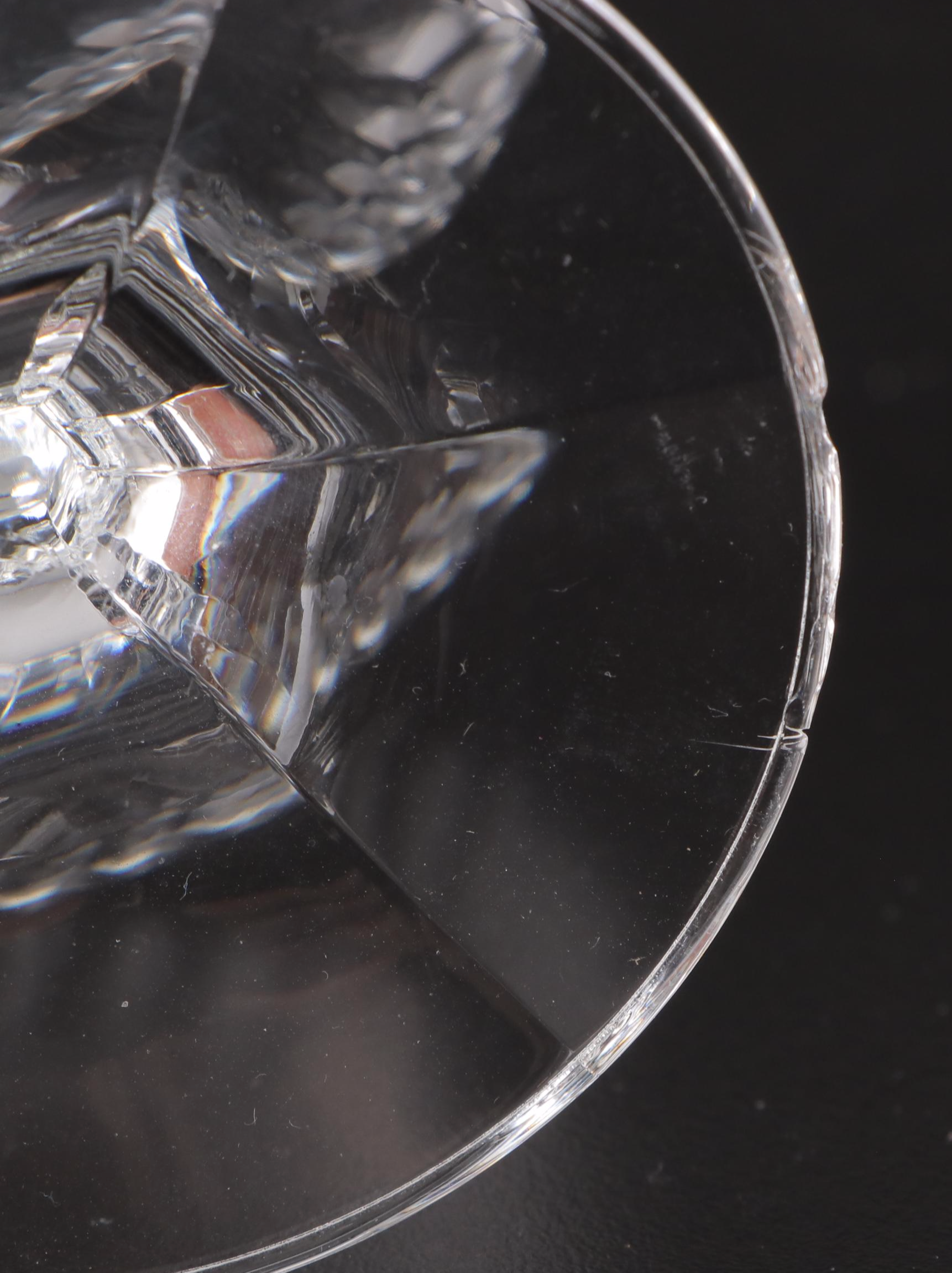 Cut Crystal Champagne Coupes