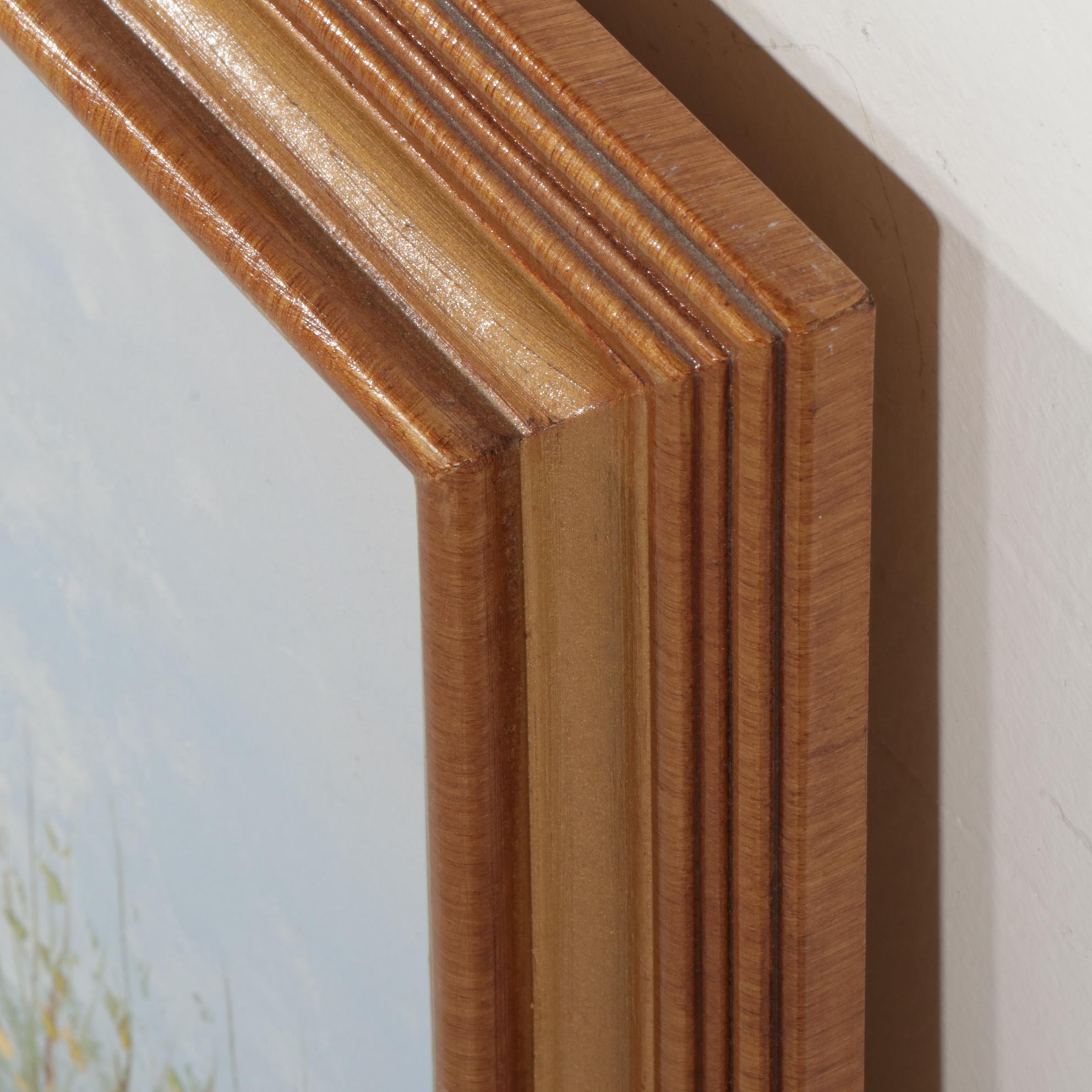 European City Street Oil Painting, 21st Century