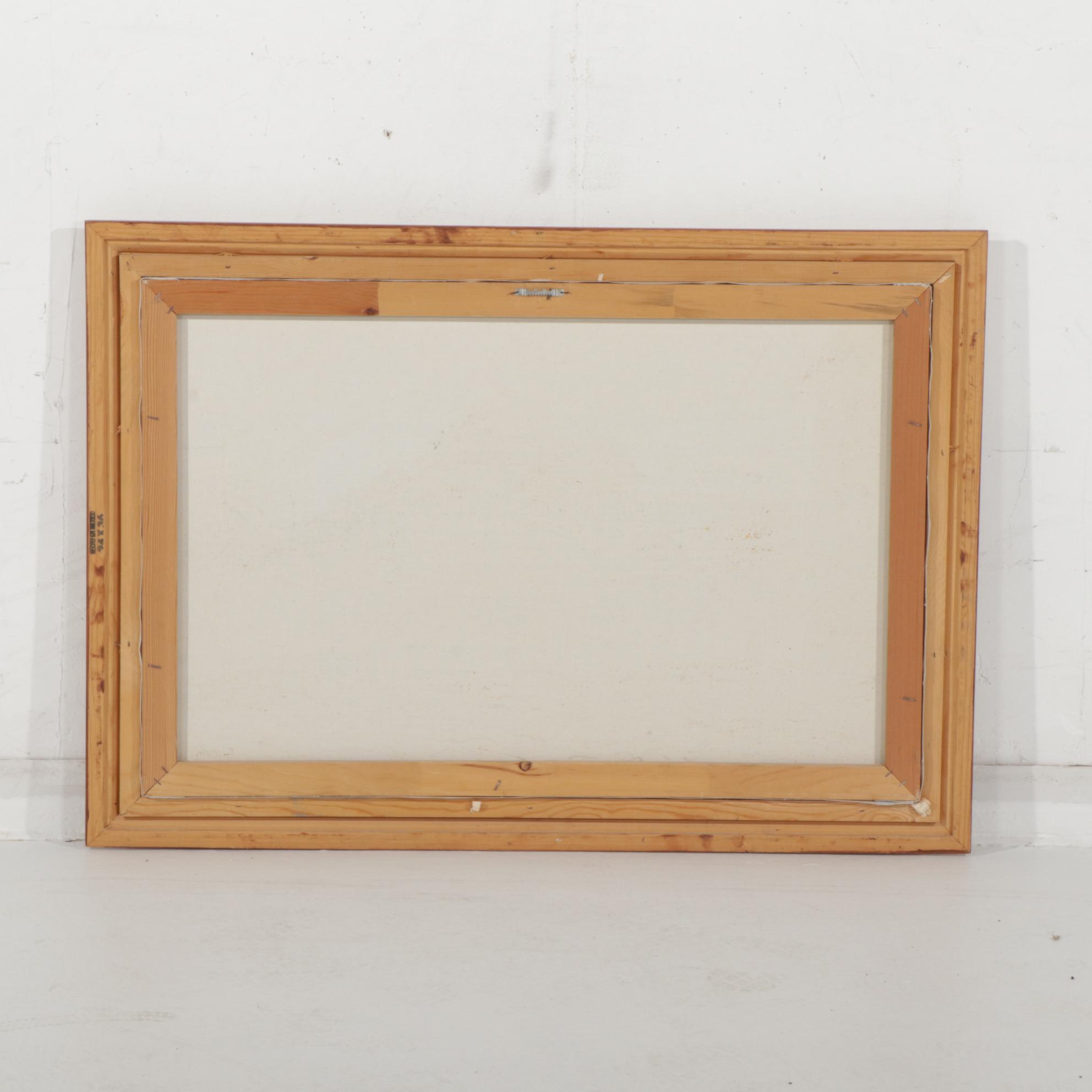 European City Street Oil Painting, 21st Century