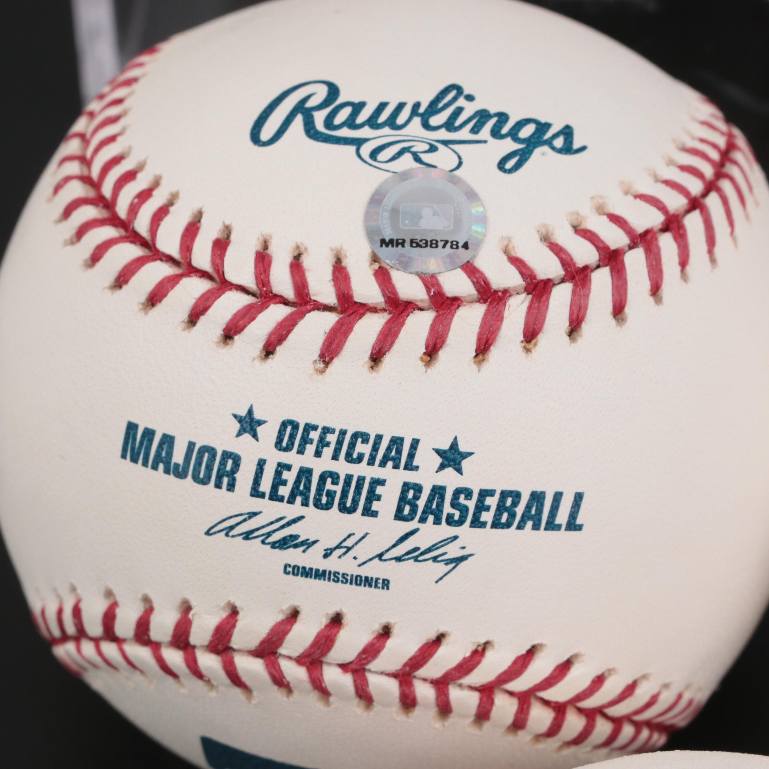 Hanson, McLouth, Uggla, LaRoche and Estrada Signed Rawlings Baseballs
