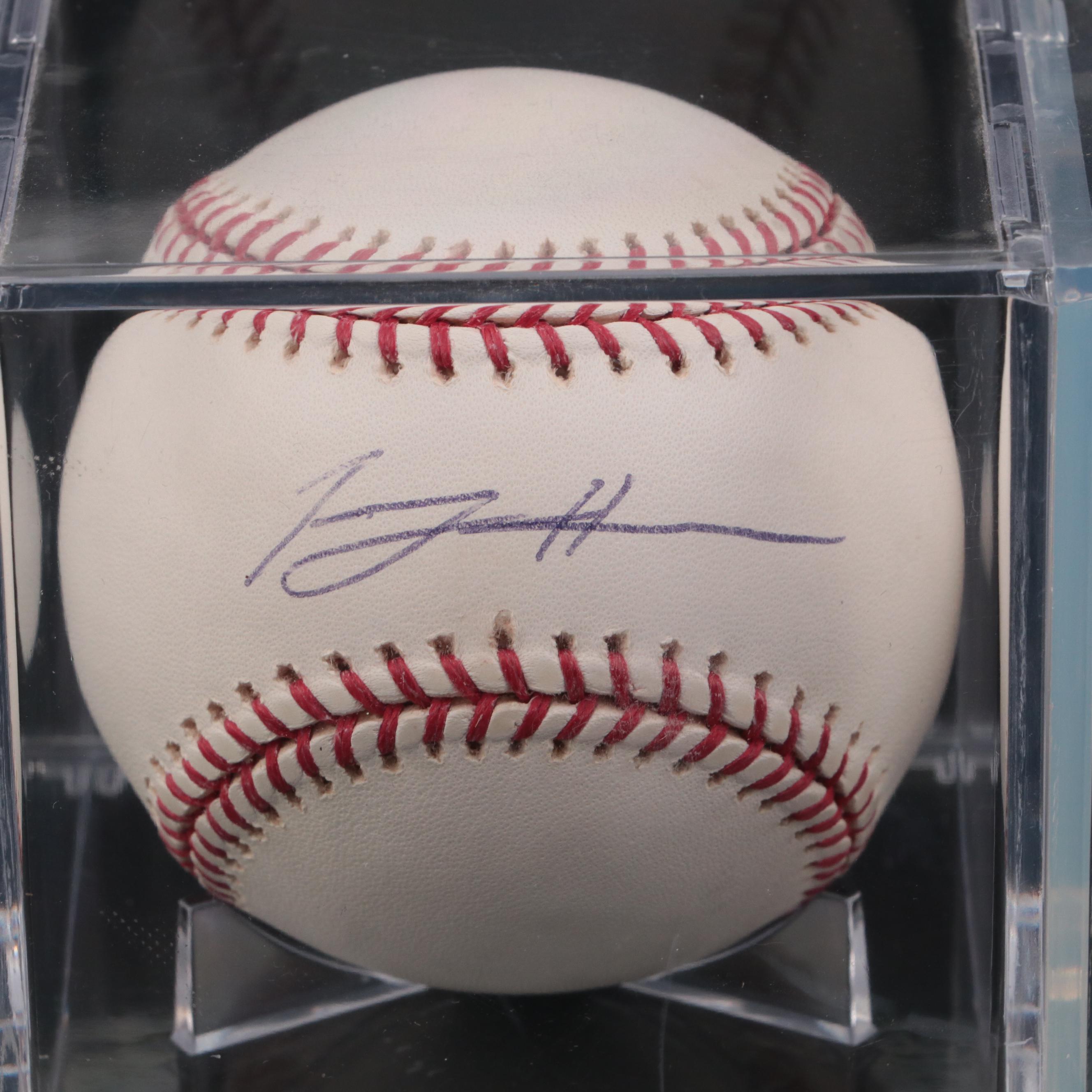 Hanson, McLouth, Uggla, LaRoche and Estrada Signed Rawlings Baseballs