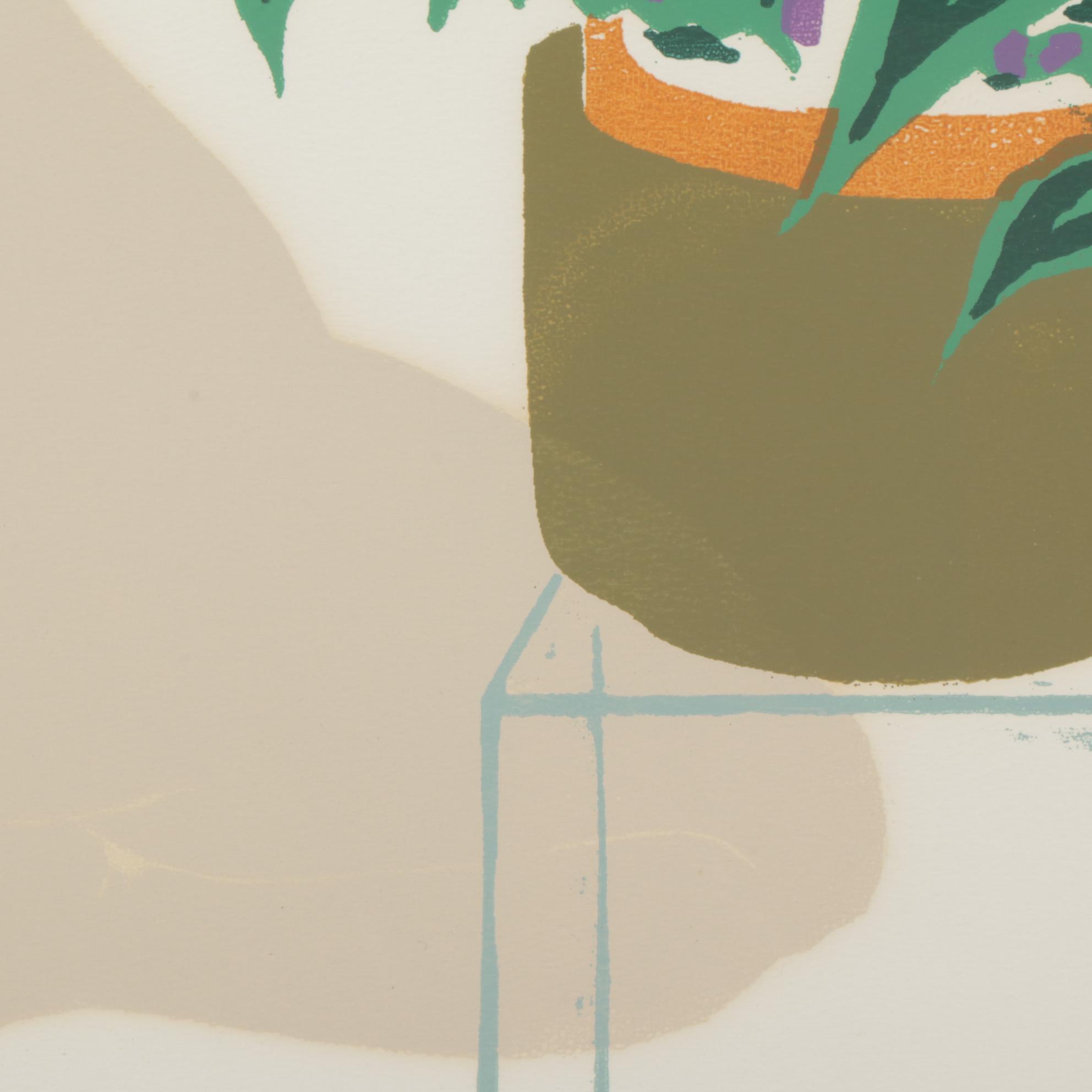 Phyllis Sloane Serigraph "Moses in the Cradle," 1972