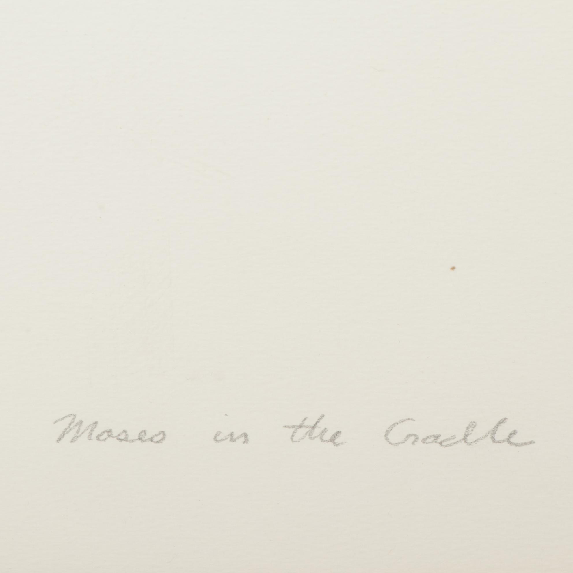 Phyllis Sloane Serigraph "Moses in the Cradle," 1972