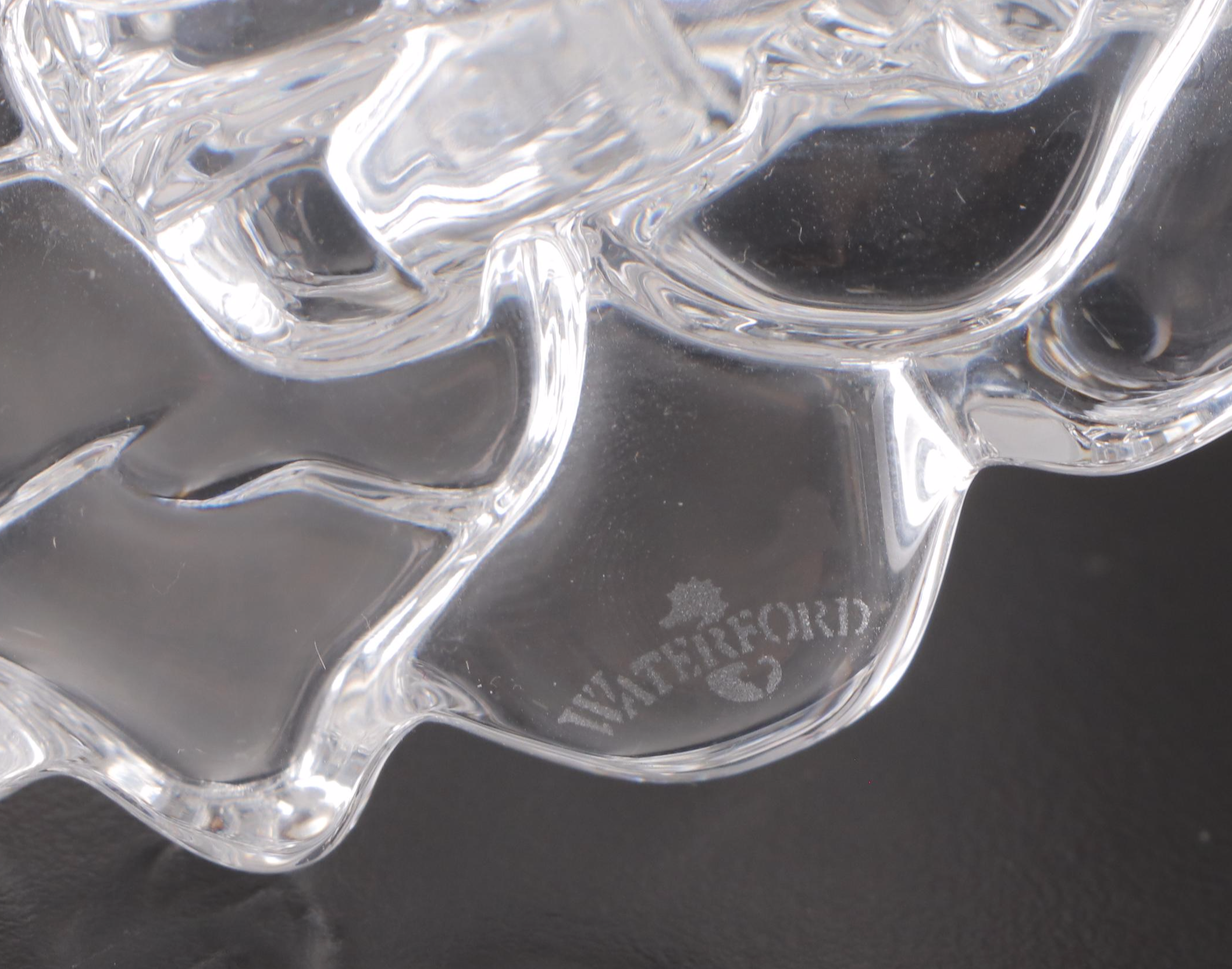 Waterford Crystal Pegasus Figurine with Other Vase and Bowl