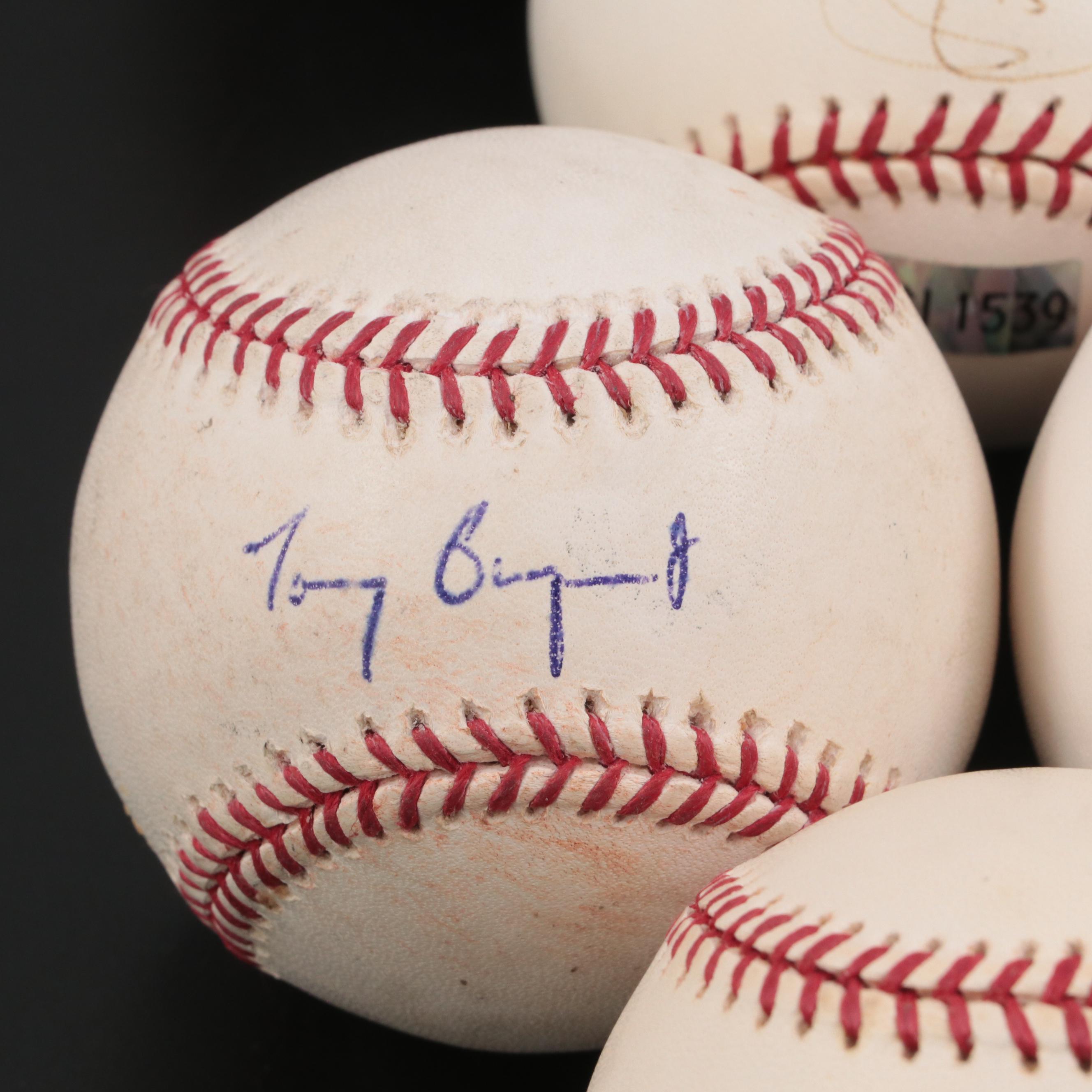 L.A. Dodgers Abreau, Hillenbrand, Green, Nomo and More Signed Rawlings Baseballs
