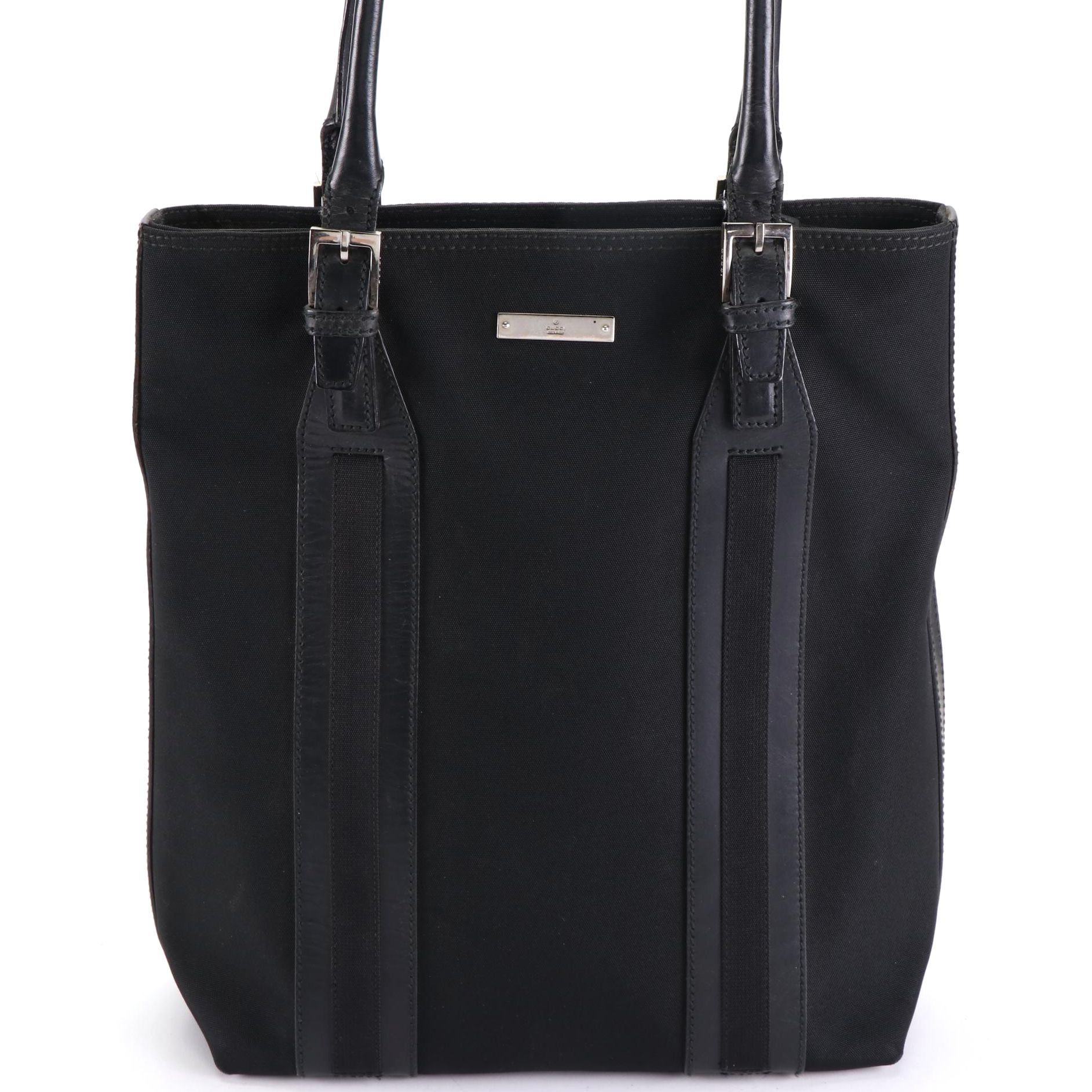 Gucci Canvas and Leather Tote