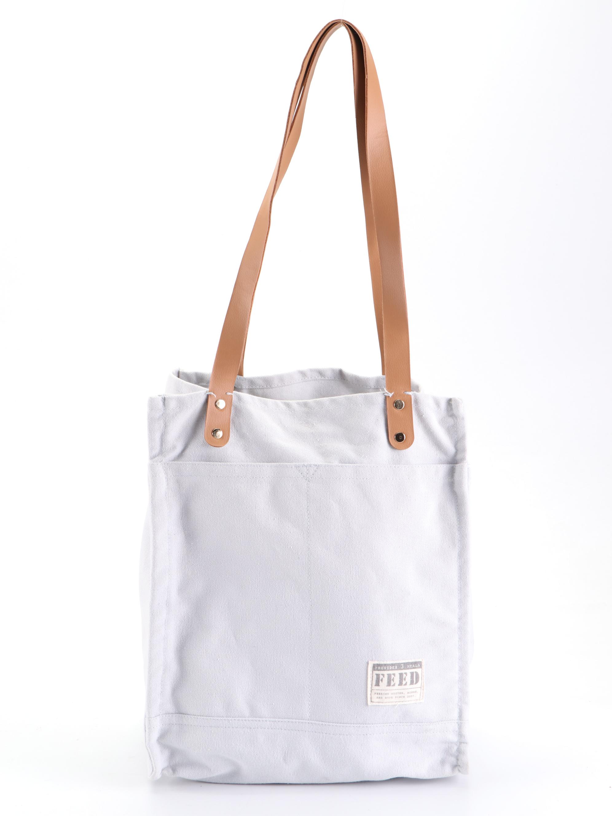 Ted Baker and FEED Floral and Canvas Tote Bags