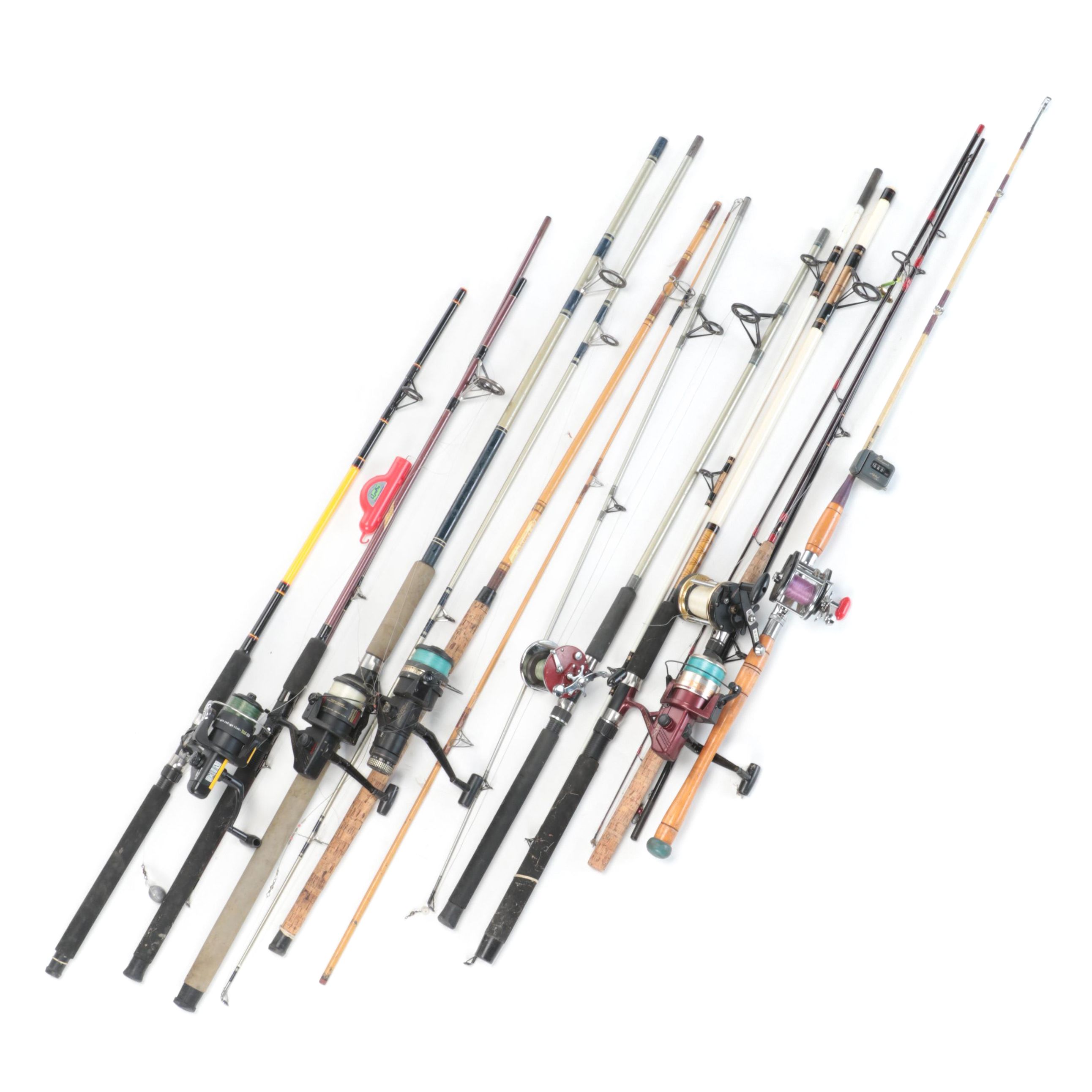 Silstar, Shakespeare, Daiwa, and Other Fishing Rods and Reels