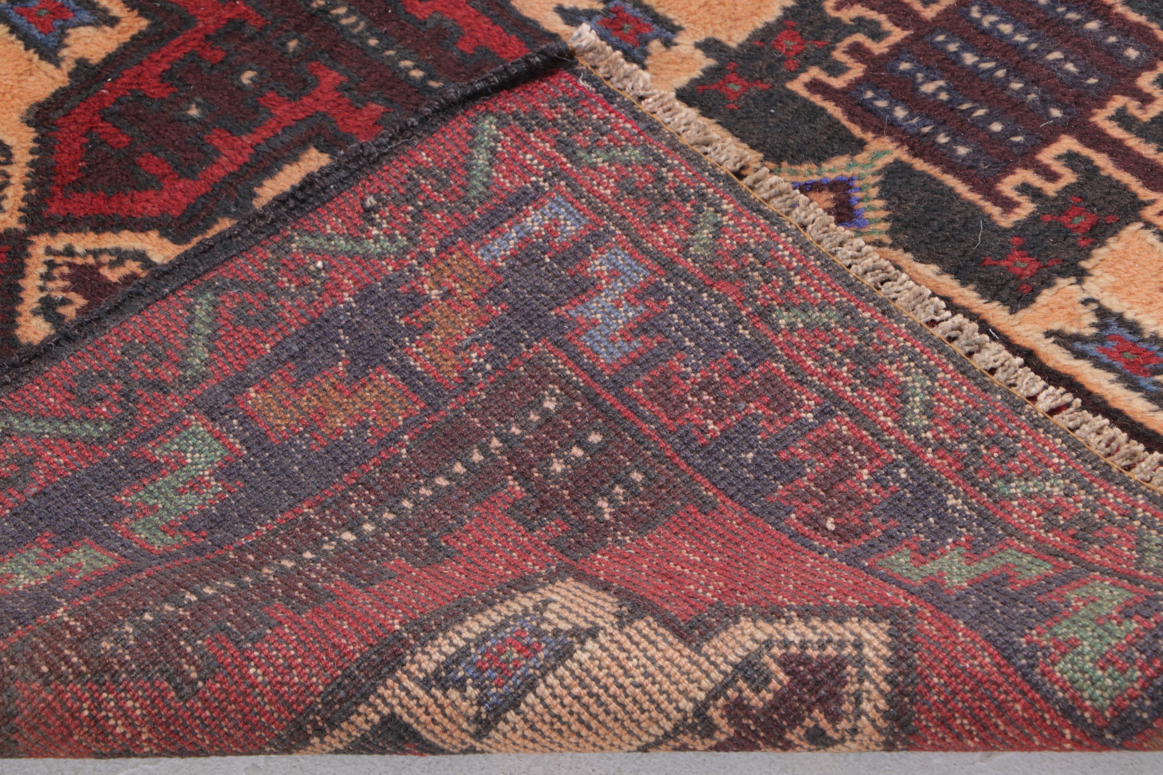 3'1 x 4'9 Hand-Knotted Afghan Taimani Accent Rug