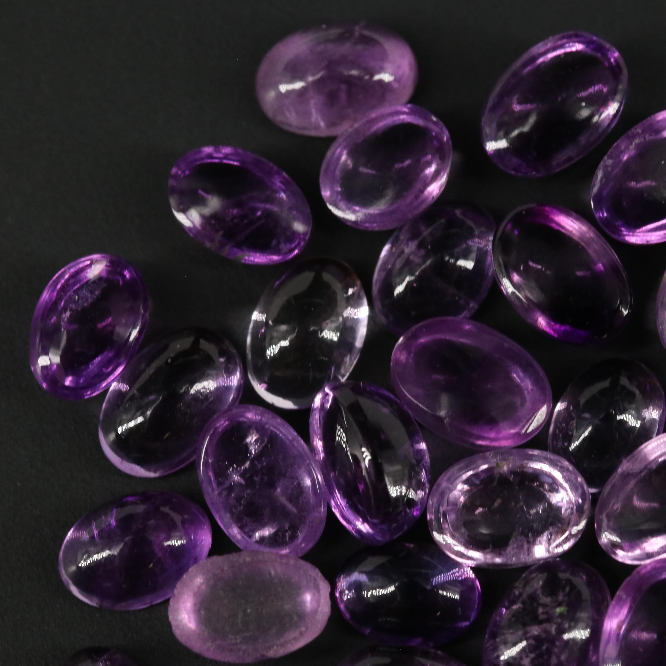 Loose 34.88 CTW Amethysts