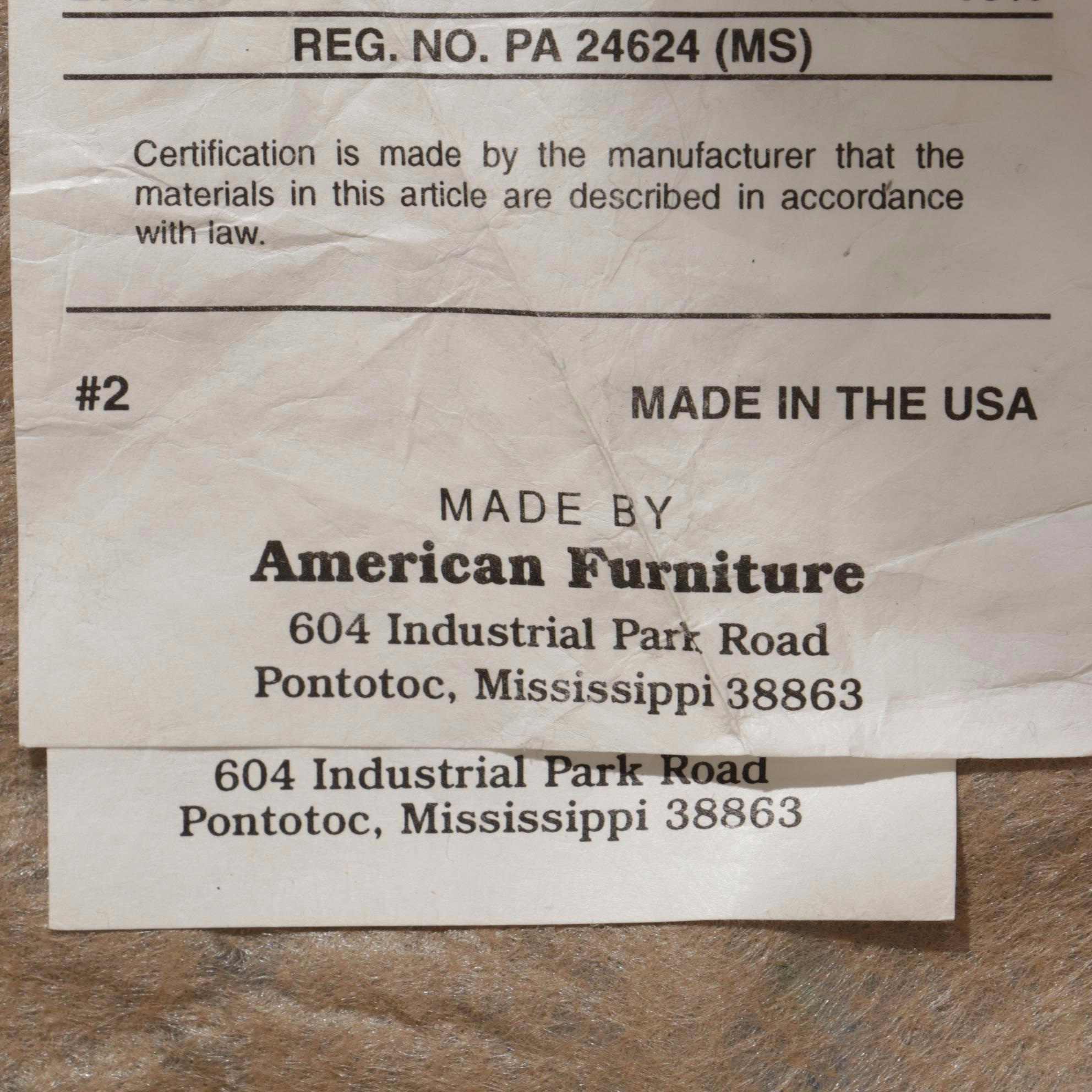 Contemporary American Furniture Upholstered Armchair