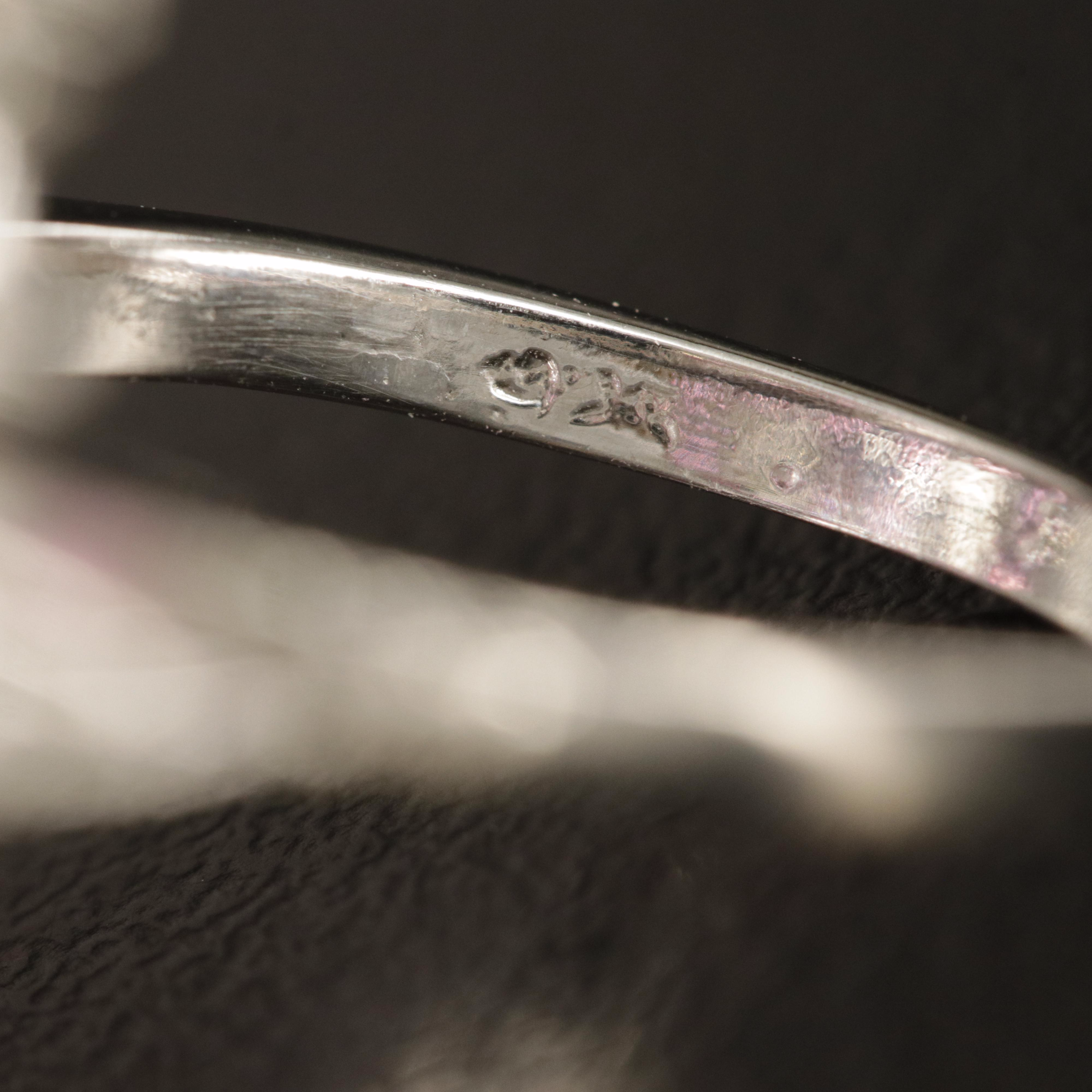 Sterling Garnet, Rhodolite Garnet and Sapphire Statement Ring