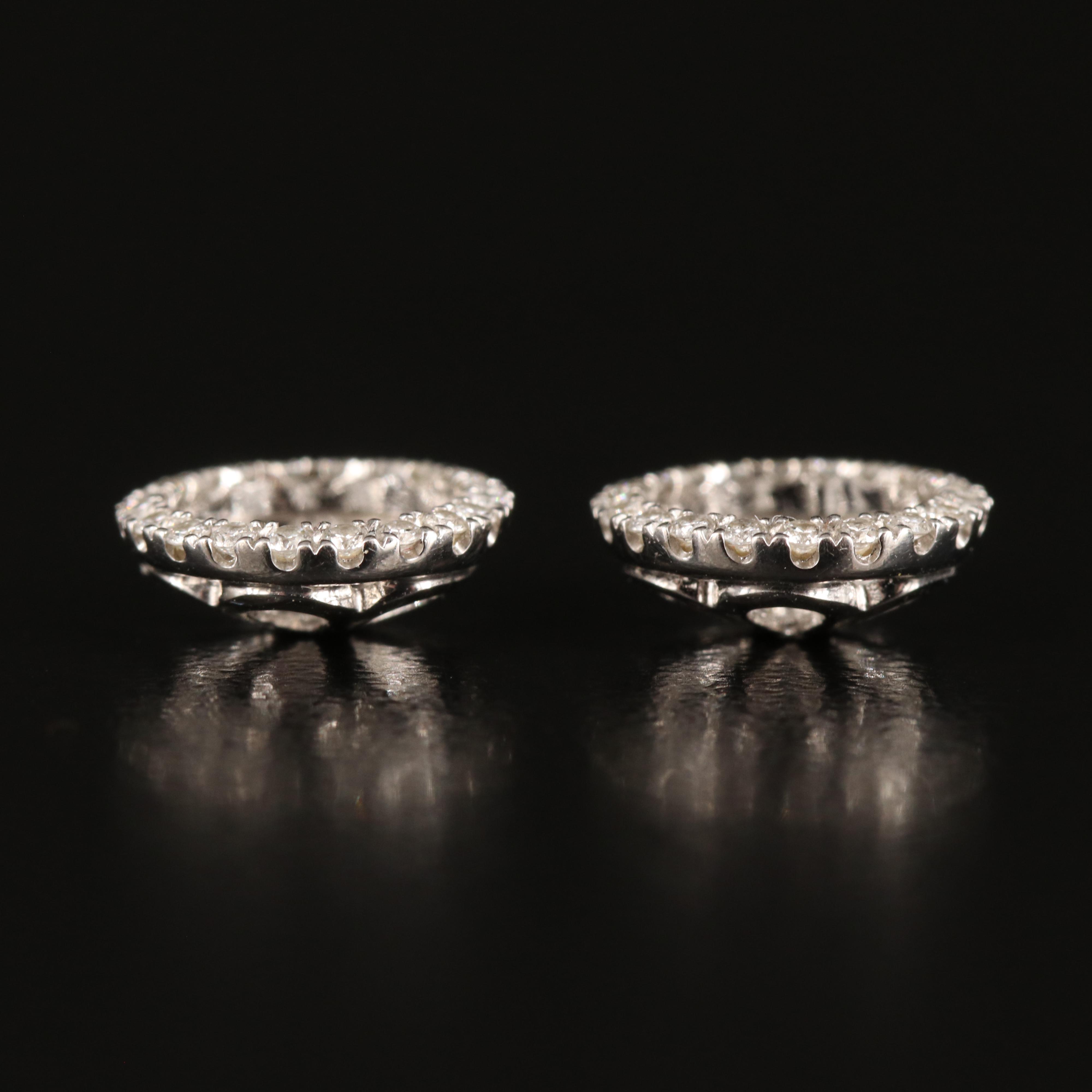 18K 0.21 CTW Diamond Earring Jackets