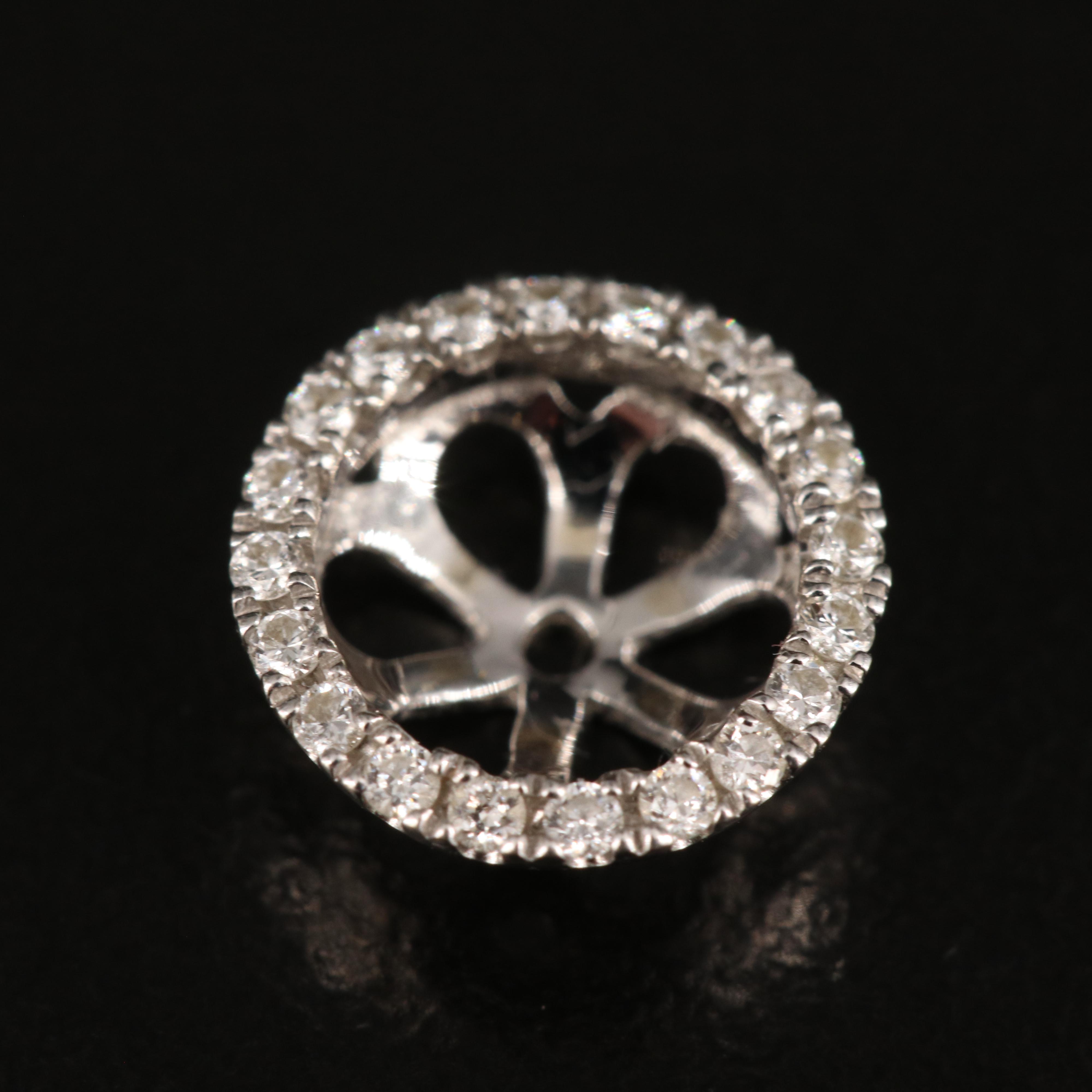 18K 0.21 CTW Diamond Earring Jackets