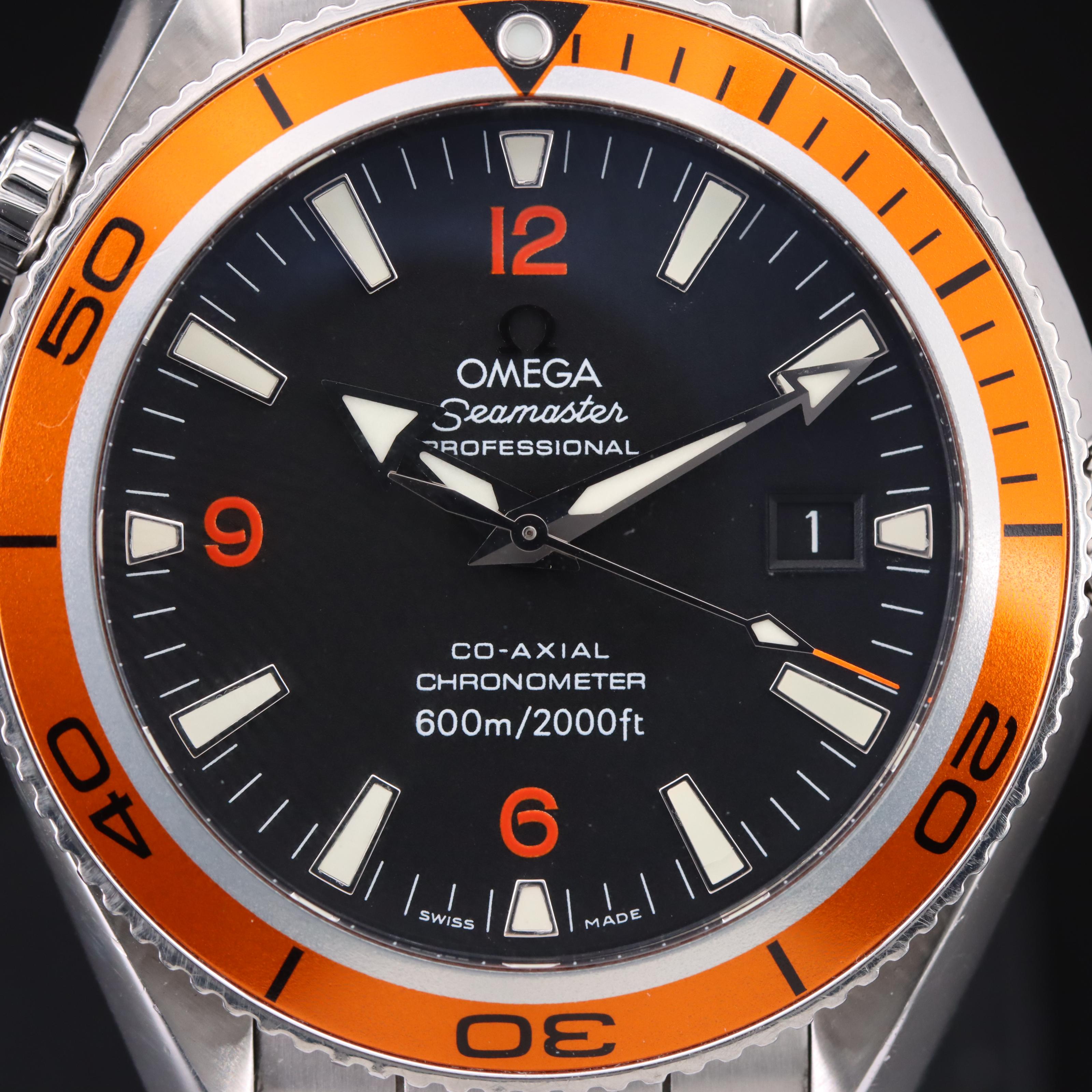 Omega Seamaster Professional 600M 42mm Orange Automatic Watch