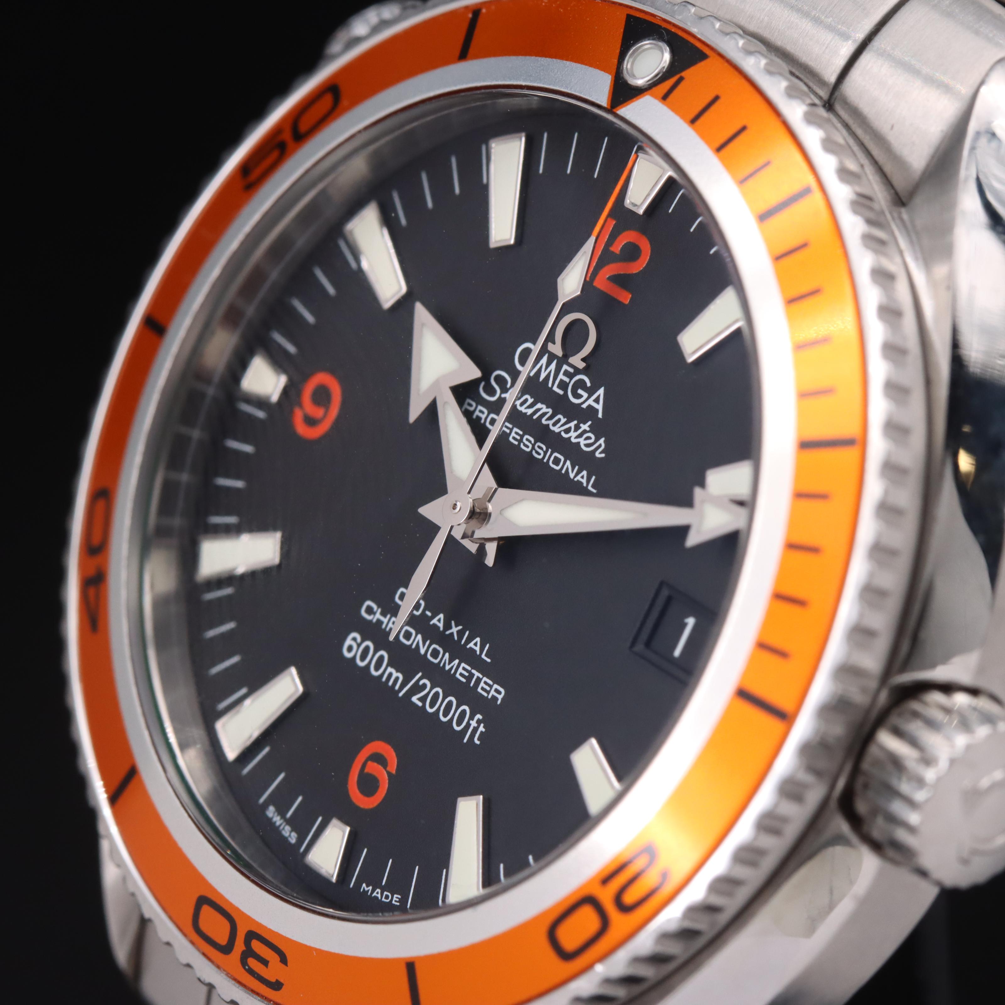 Omega Seamaster Professional 600M 42mm Orange Automatic Watch