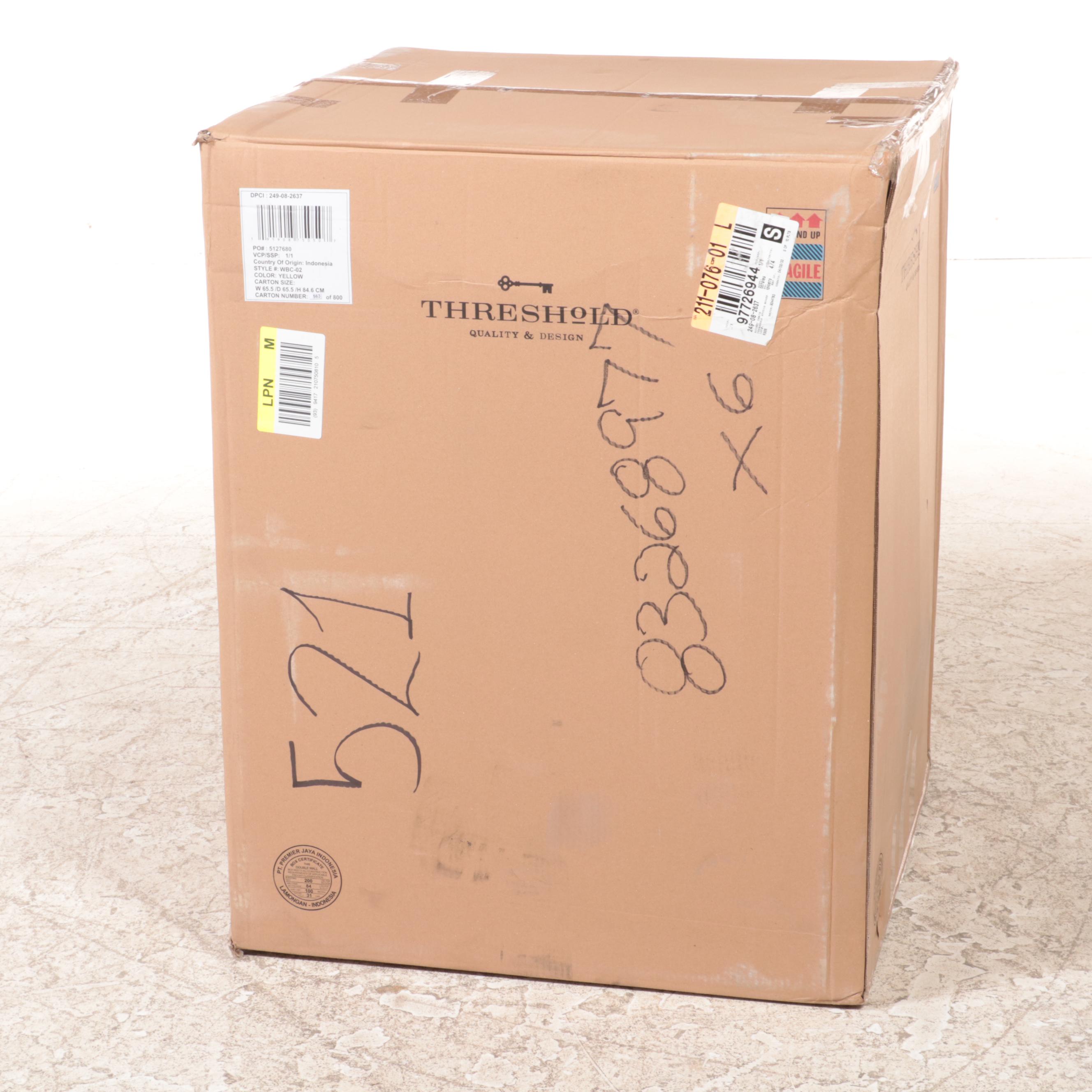 Threshold With Studio McGee Rialto Woven Rattan Barrel Back Chair with Cushion