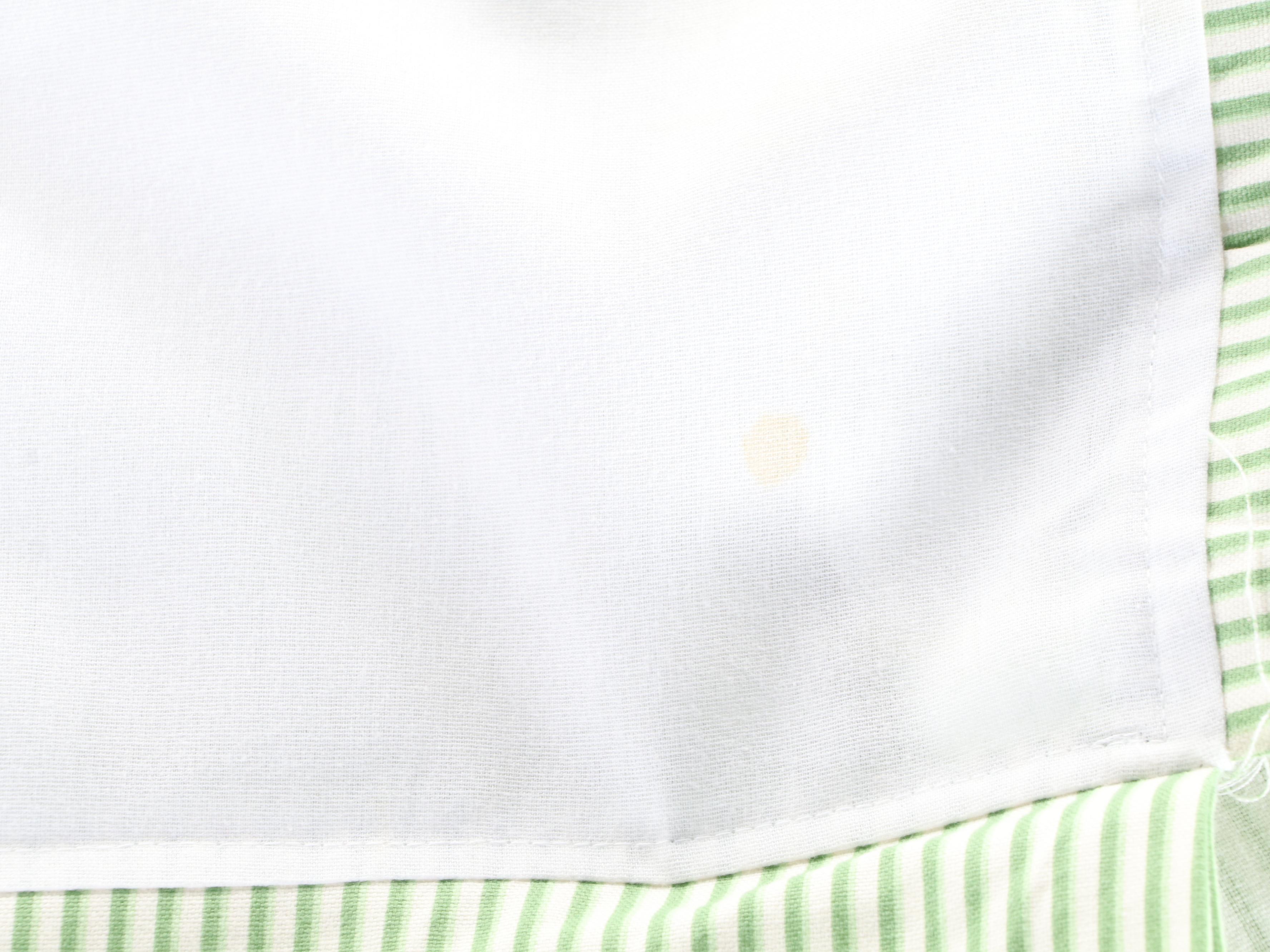 Christofle Cotton Jacquard Tablecloth with Twin Striped Bedskirt