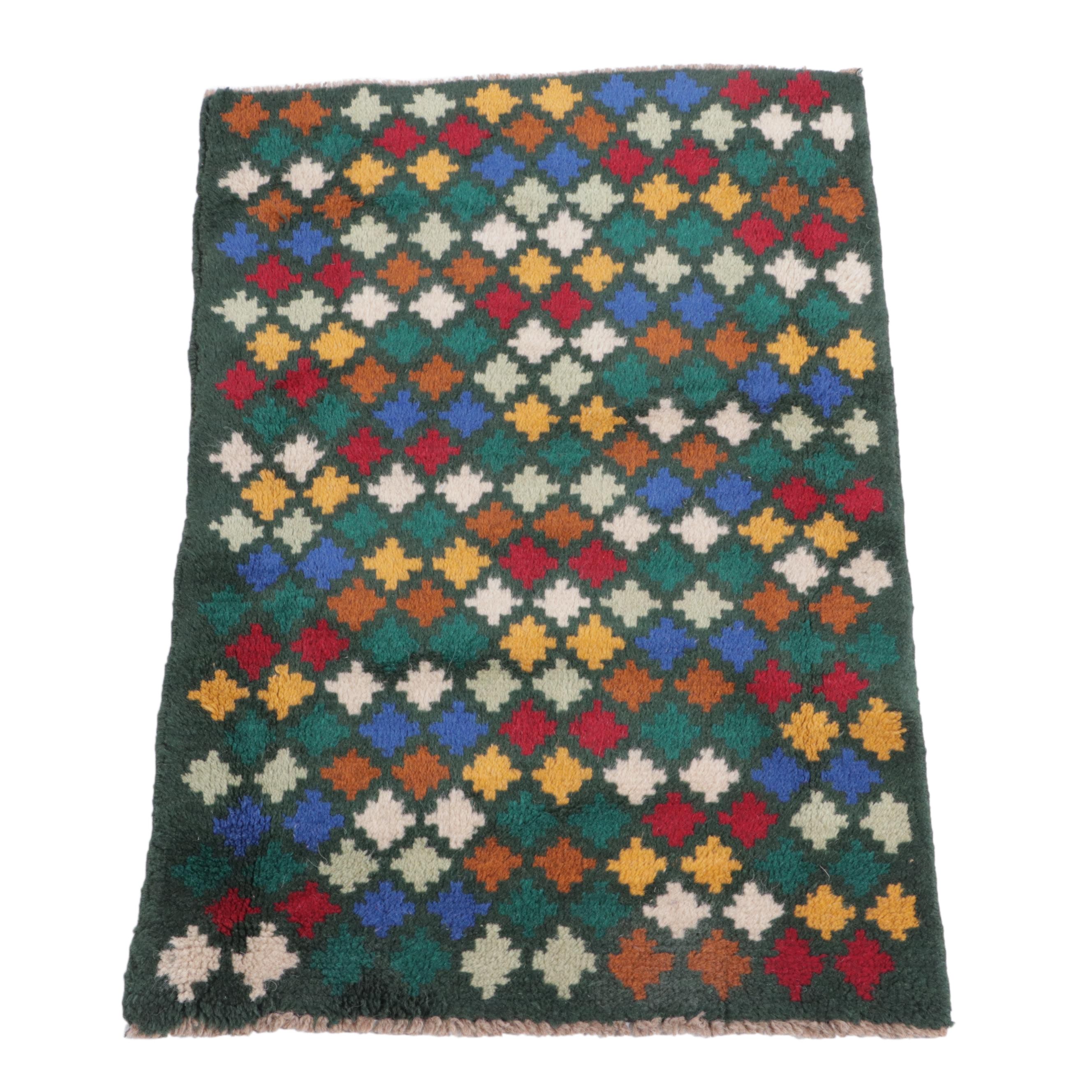 2' x 2'10 Hand-Knotted Persian Gabbeh Accent Rug